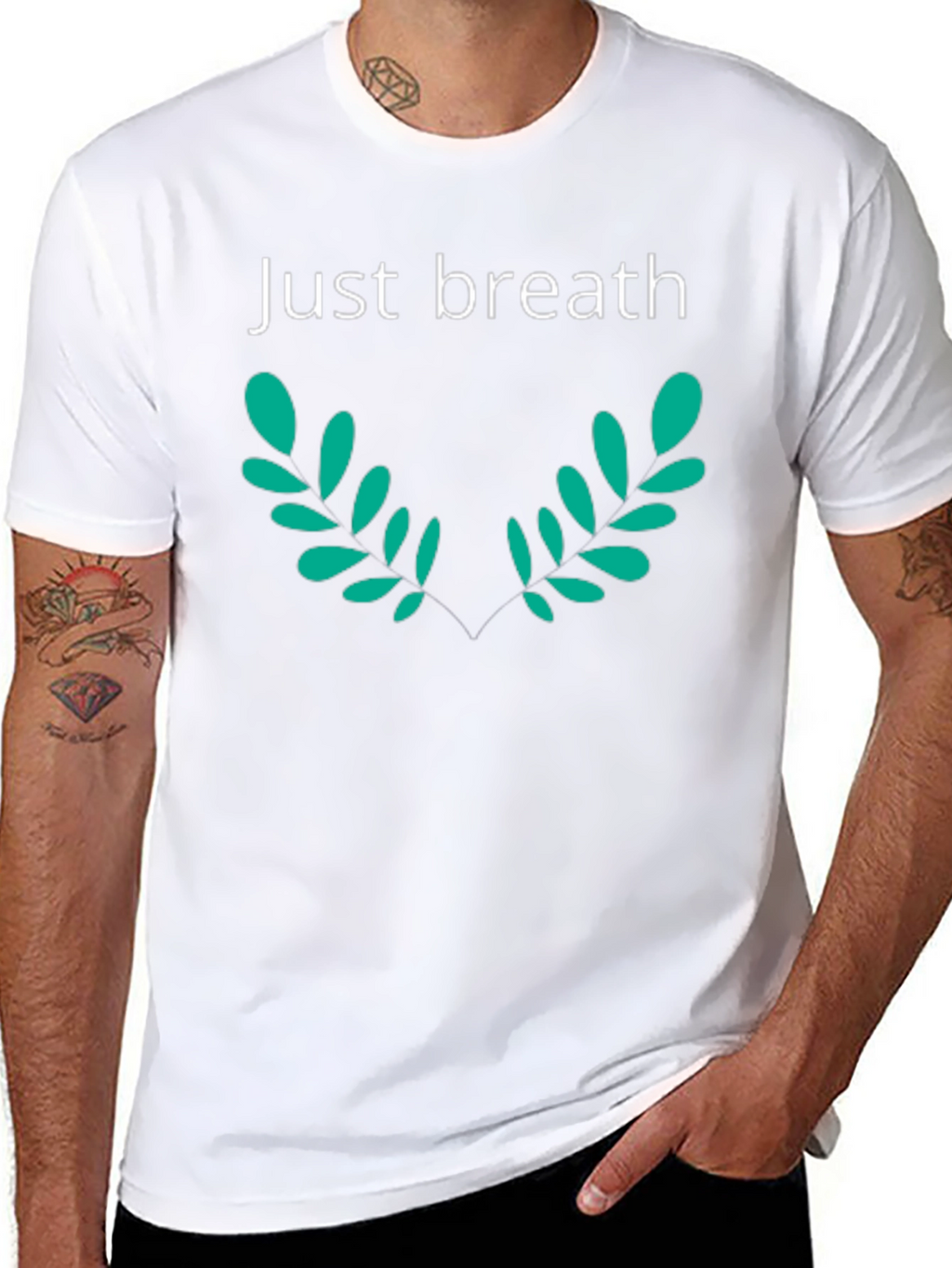 Just Breathe Graphic Tee