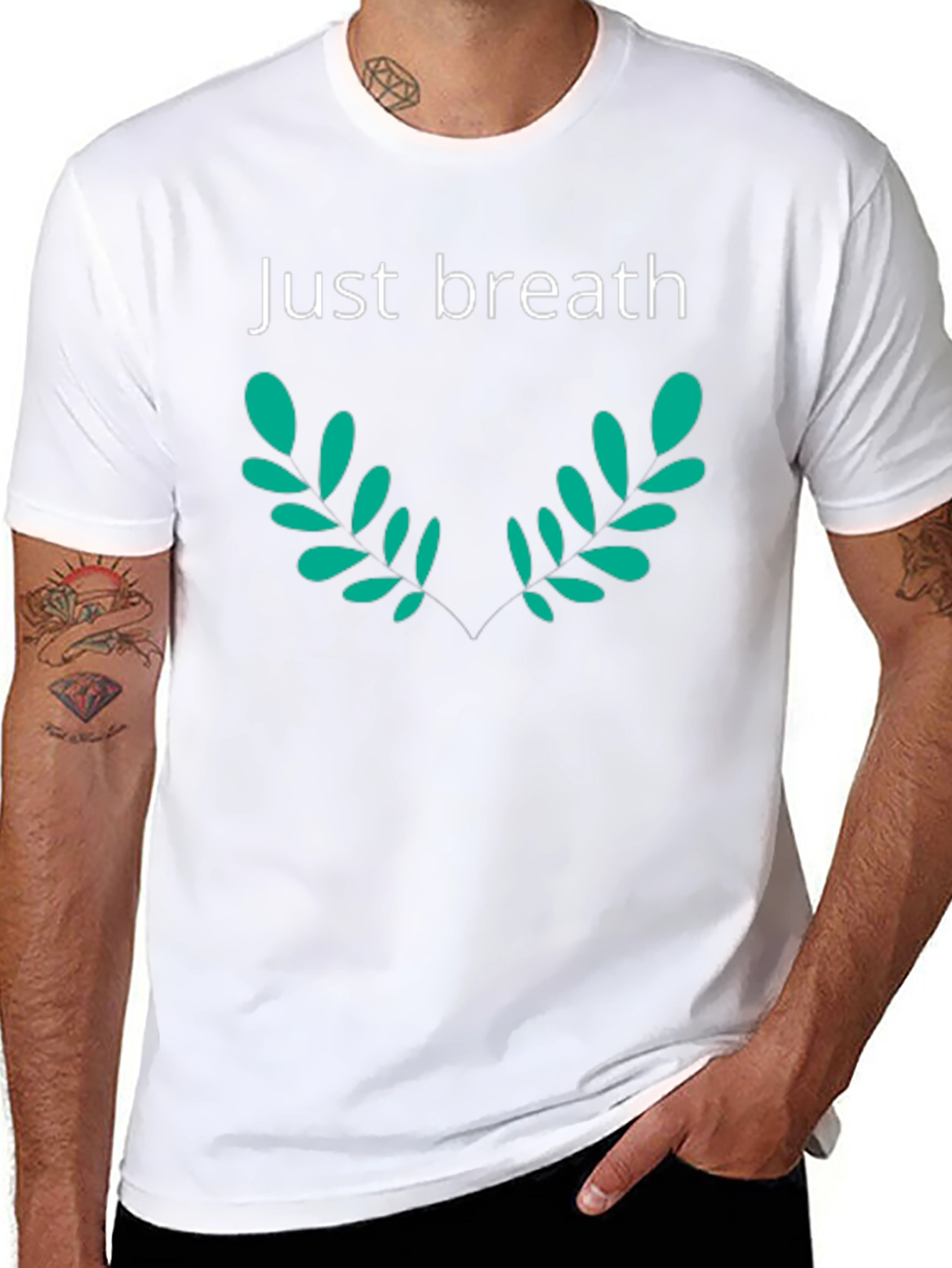 Just Breathe Graphic Tee