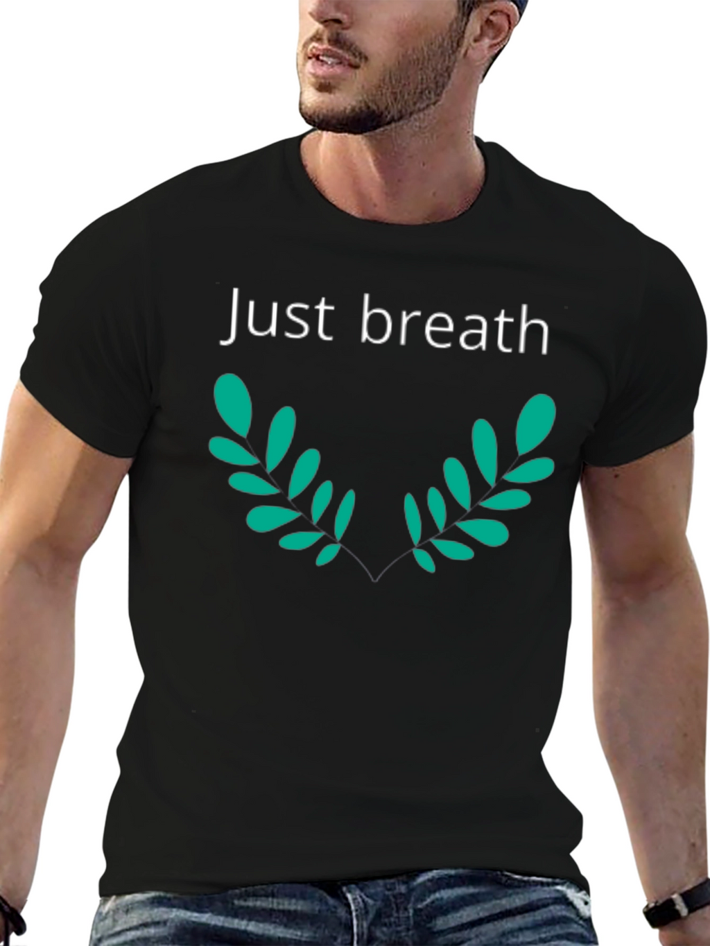 Just Breathe Graphic Tee