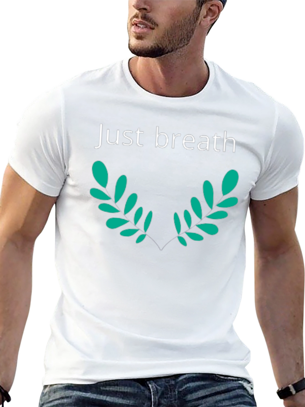 Just Breathe Graphic Tee