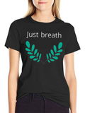 Just Breathe Graphic Tee