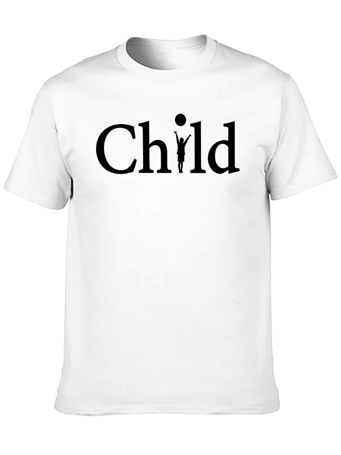 Child Graphic Tee - Unisex Black T-Shirt