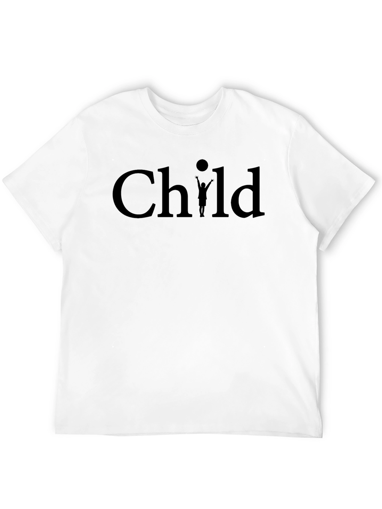 Child Graphic Tee - Unisex Black T-Shirt