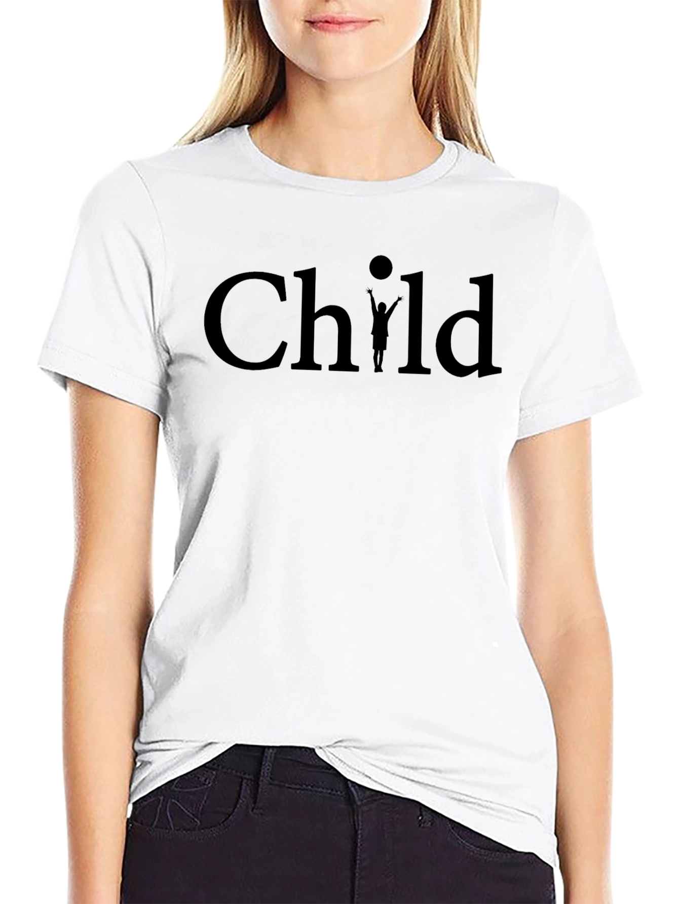 Child Graphic Tee - Unisex Black T-Shirt