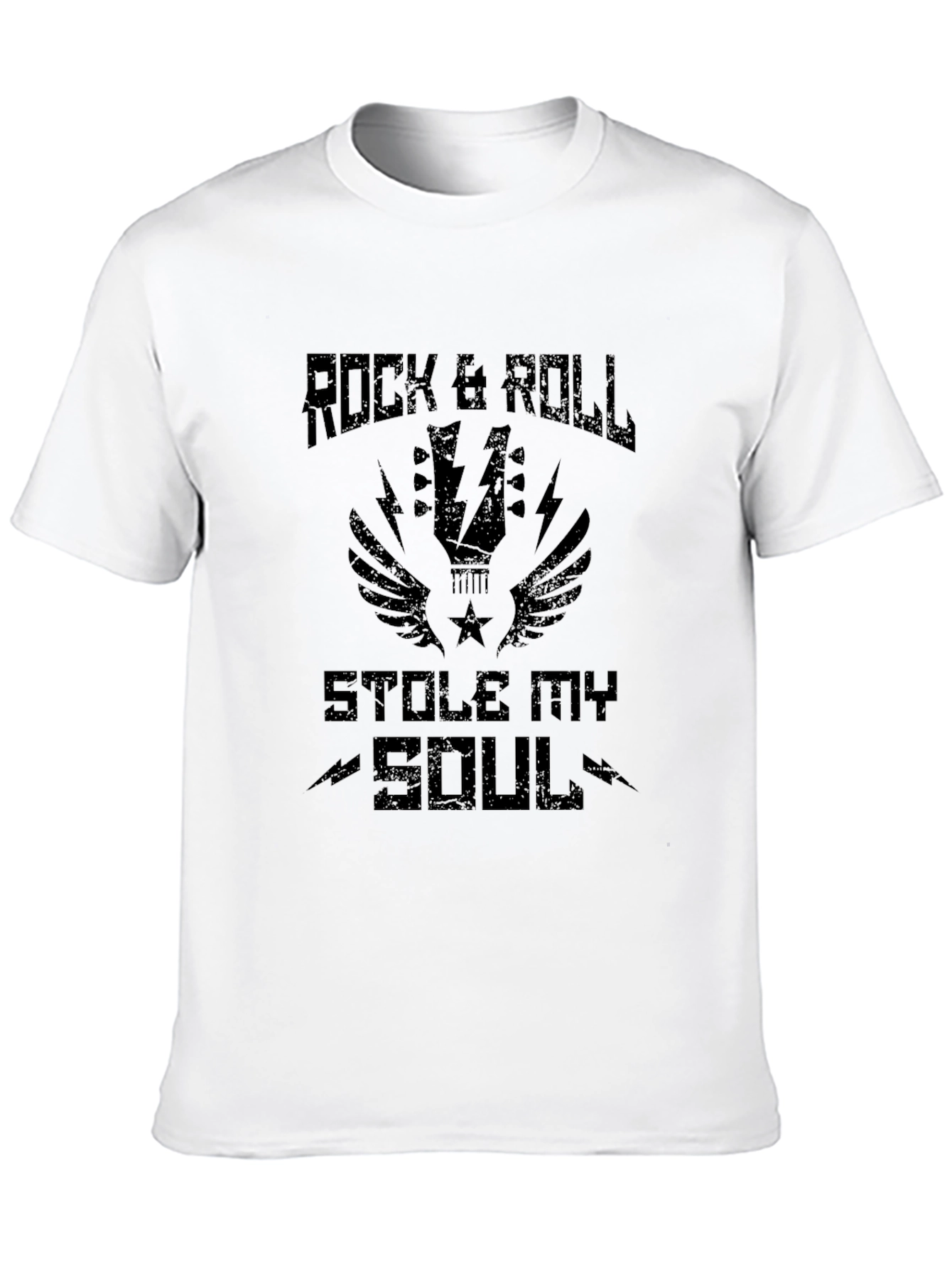 Rock & Roll Stole My Soul Graphic T-Shirt