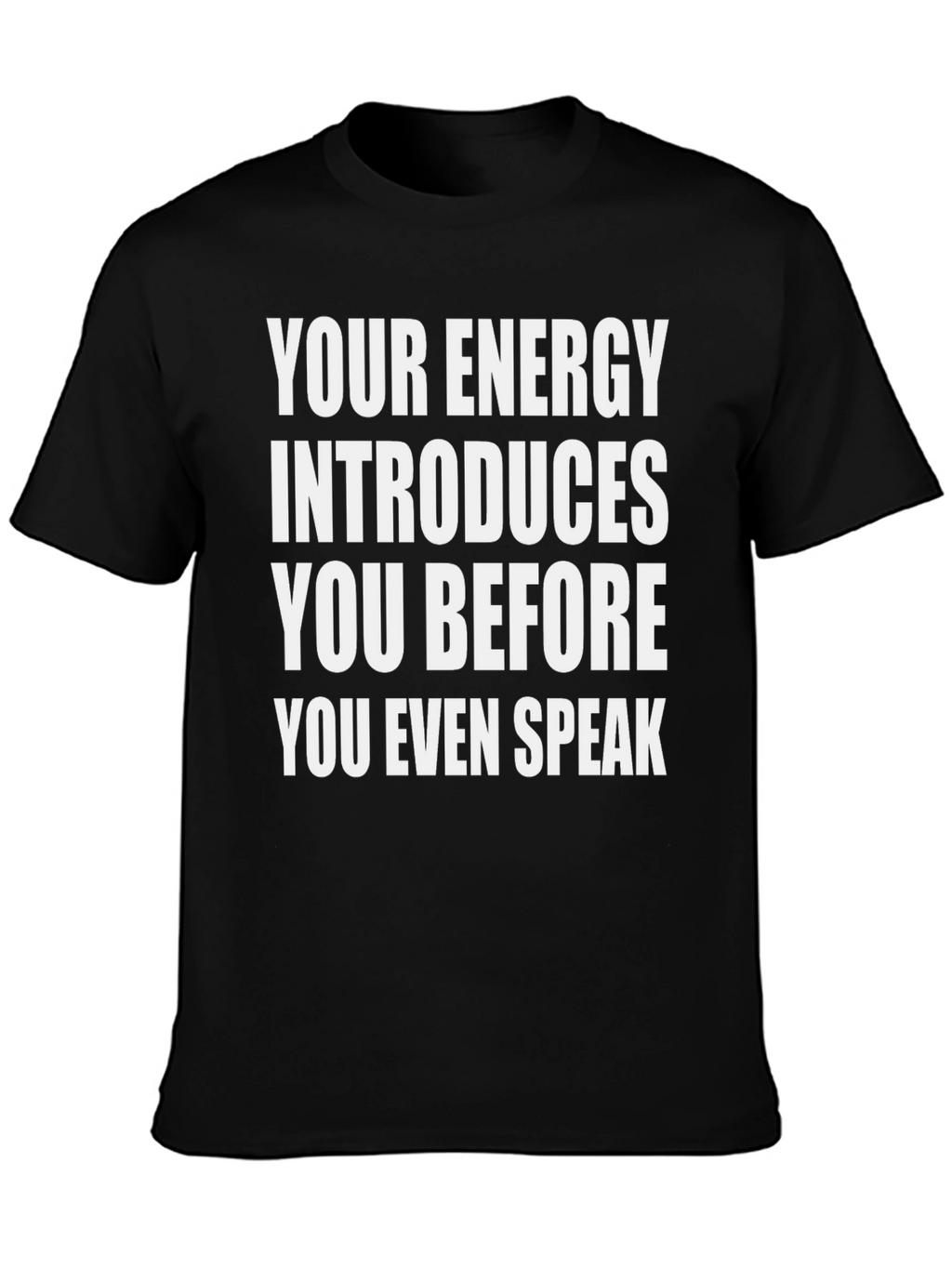 Energy Introduces You Black T-Shirt
