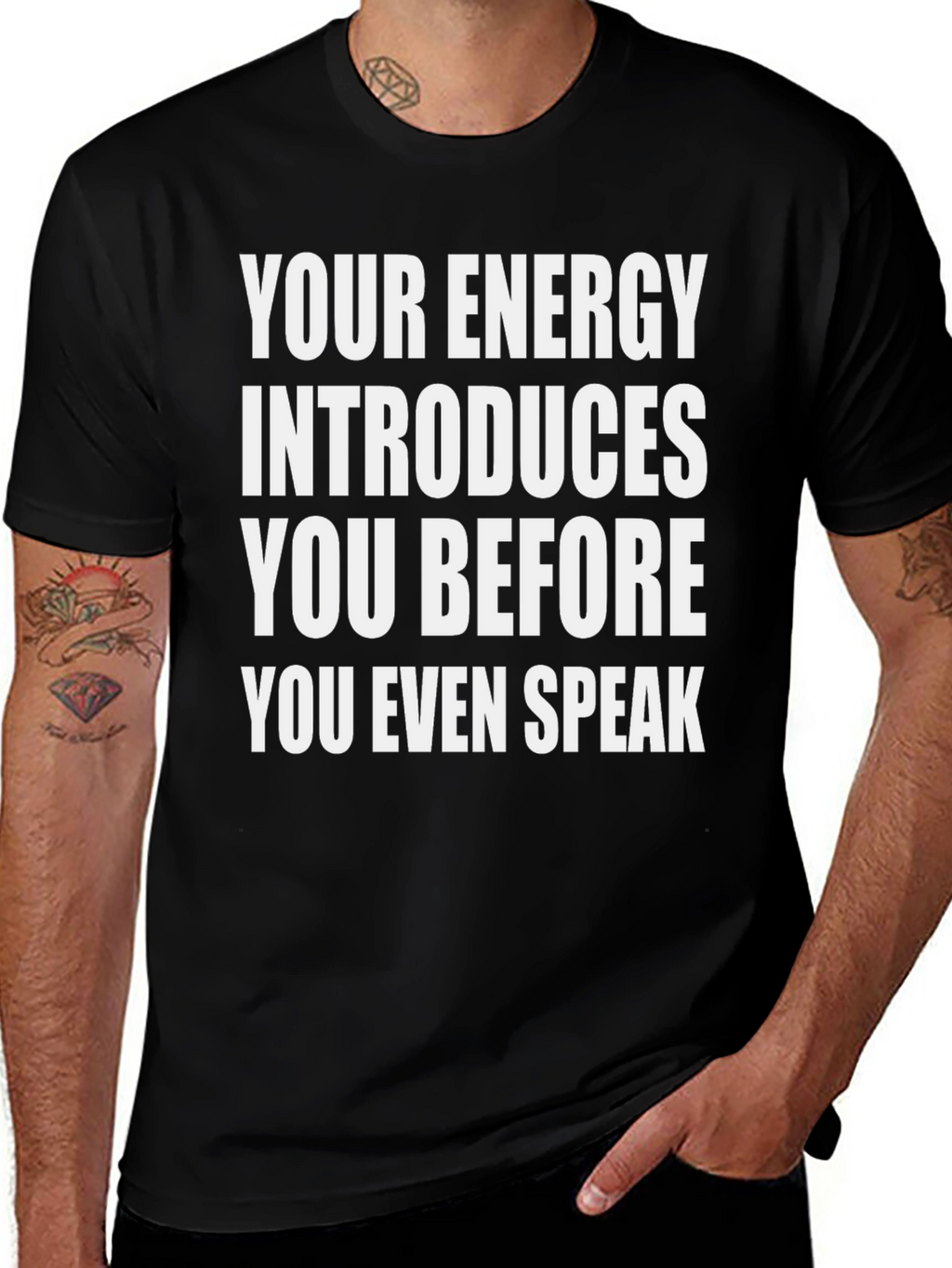 Energy Introduces You Black T-Shirt