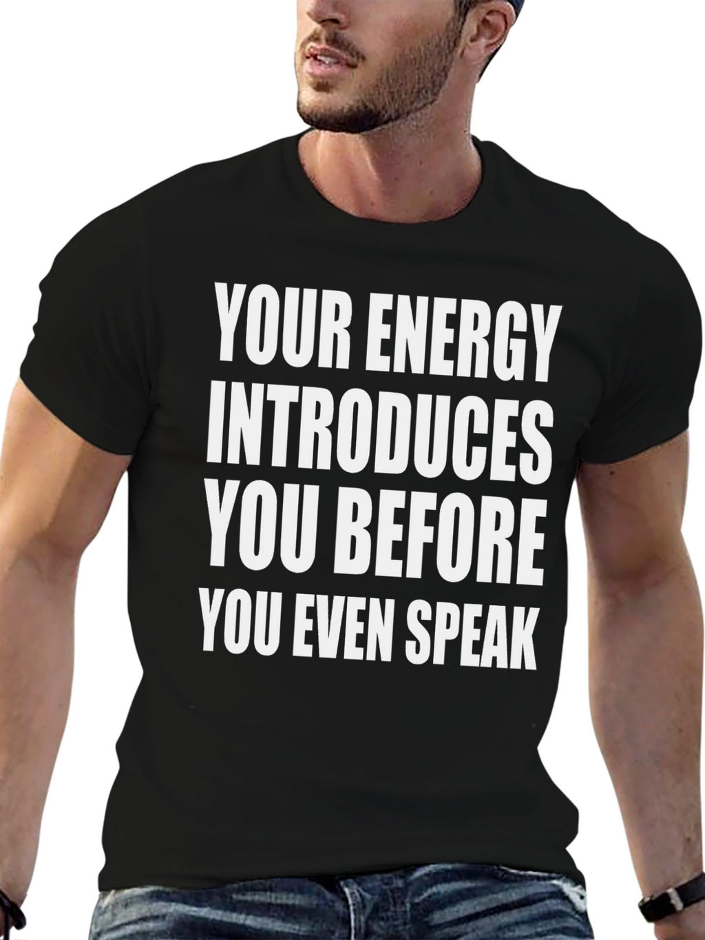 Energy Introduces You Black T-Shirt