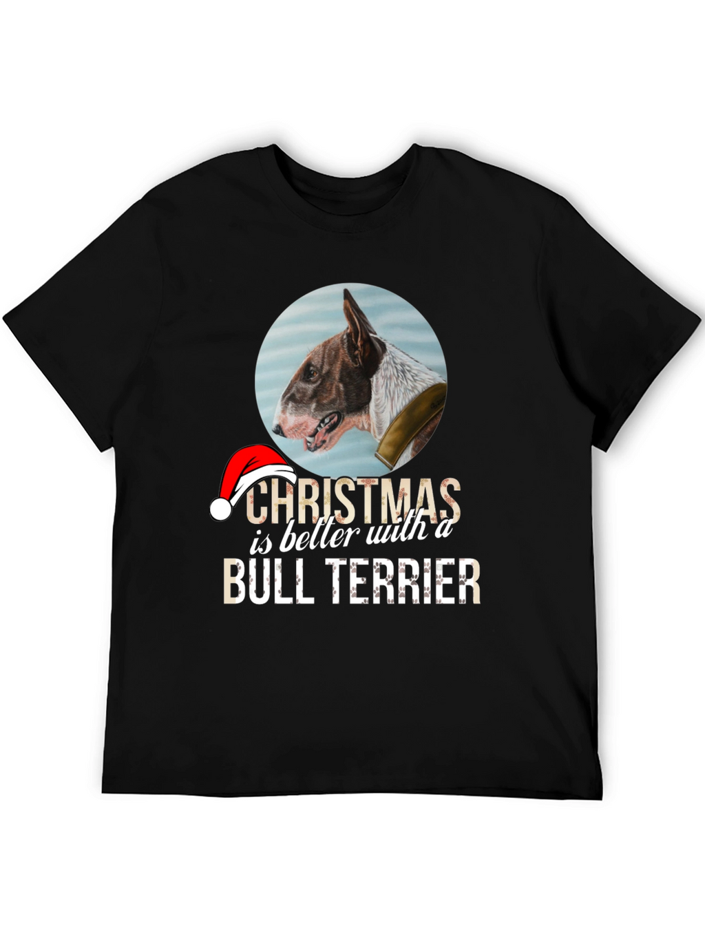 Christmas Bull Terrier T-Shirt