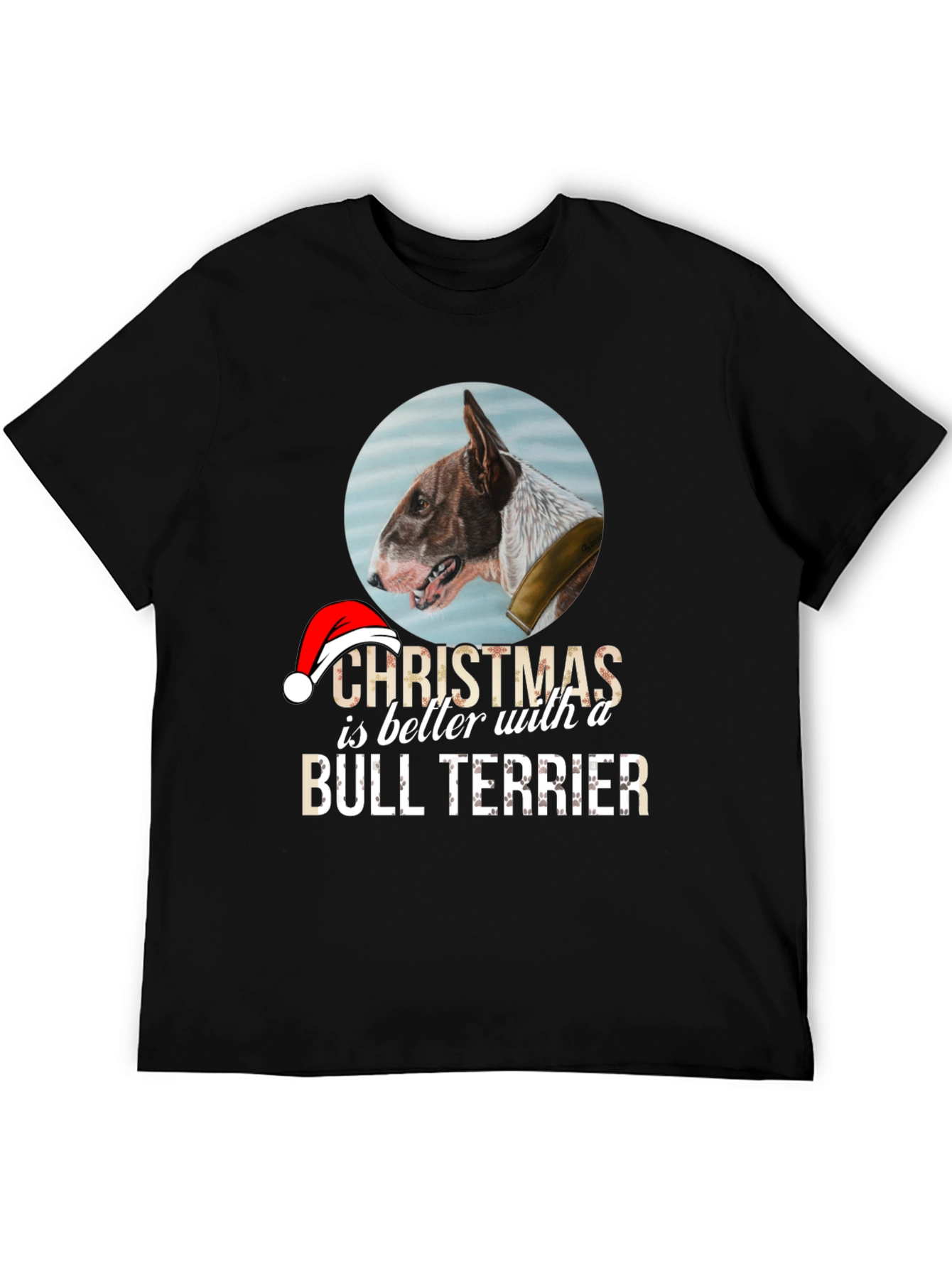 Christmas Bull Terrier T-Shirt