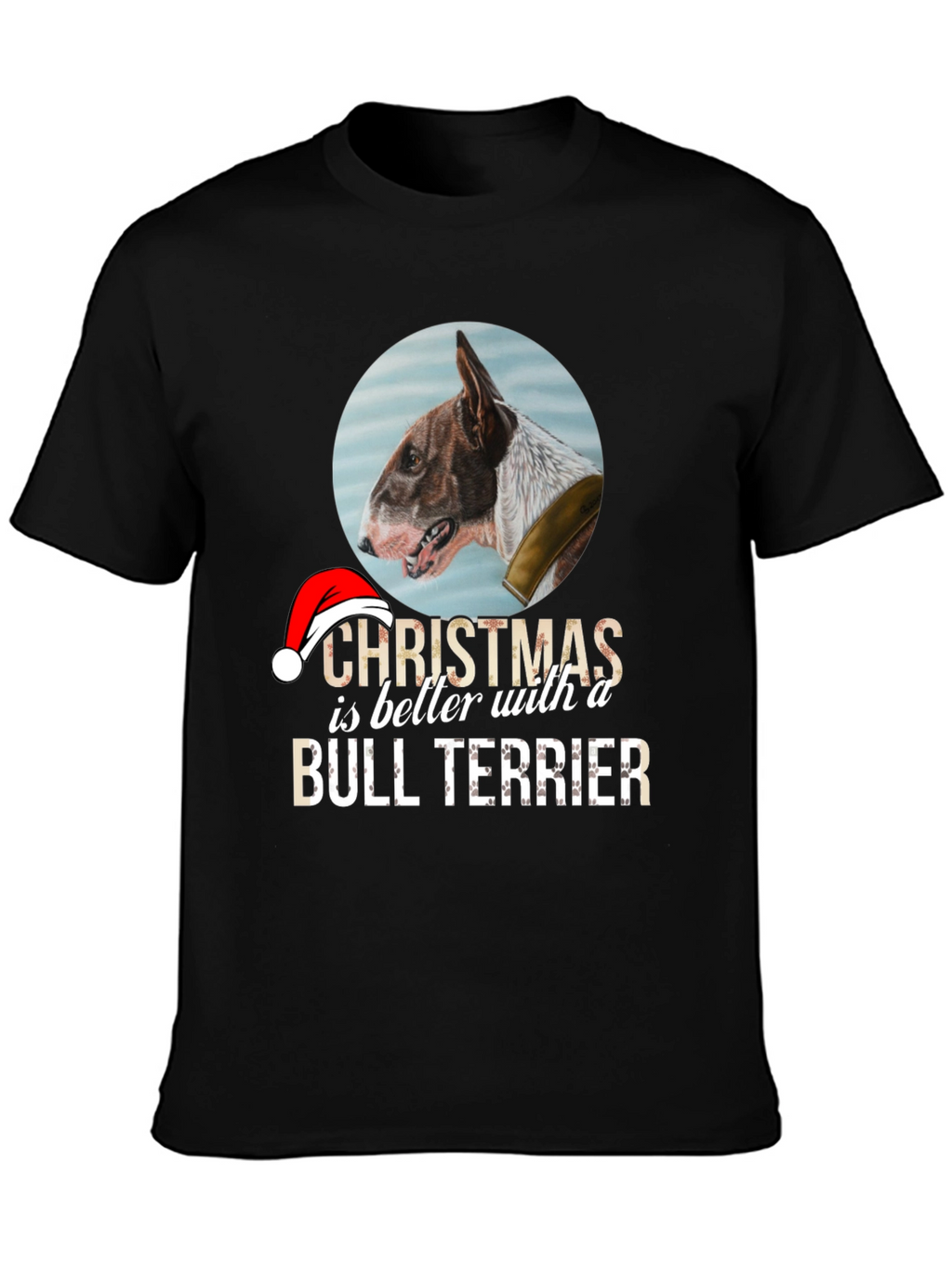 Christmas Bull Terrier T-Shirt