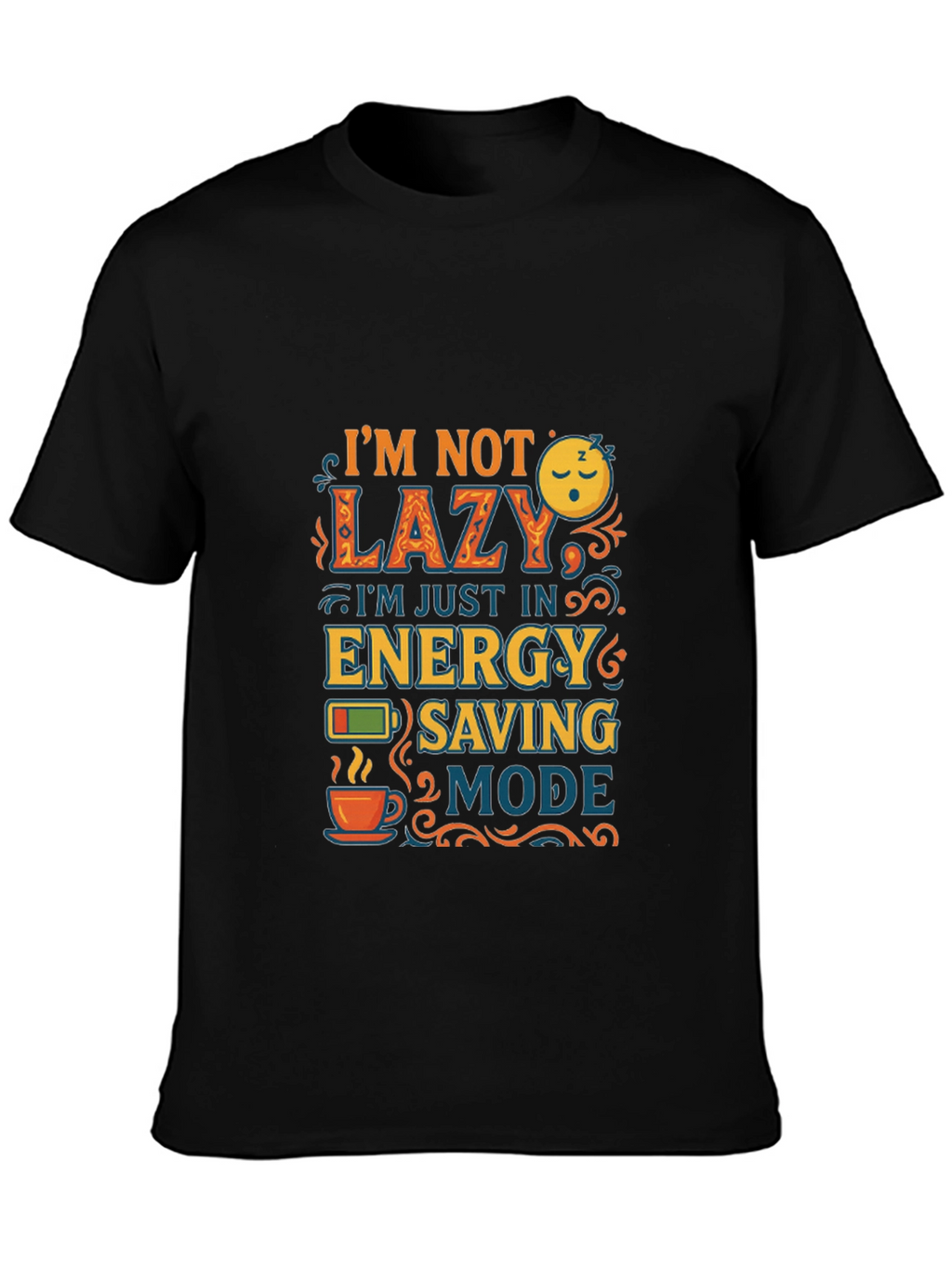 Lazy Energy Saving Mode Graphic Tee