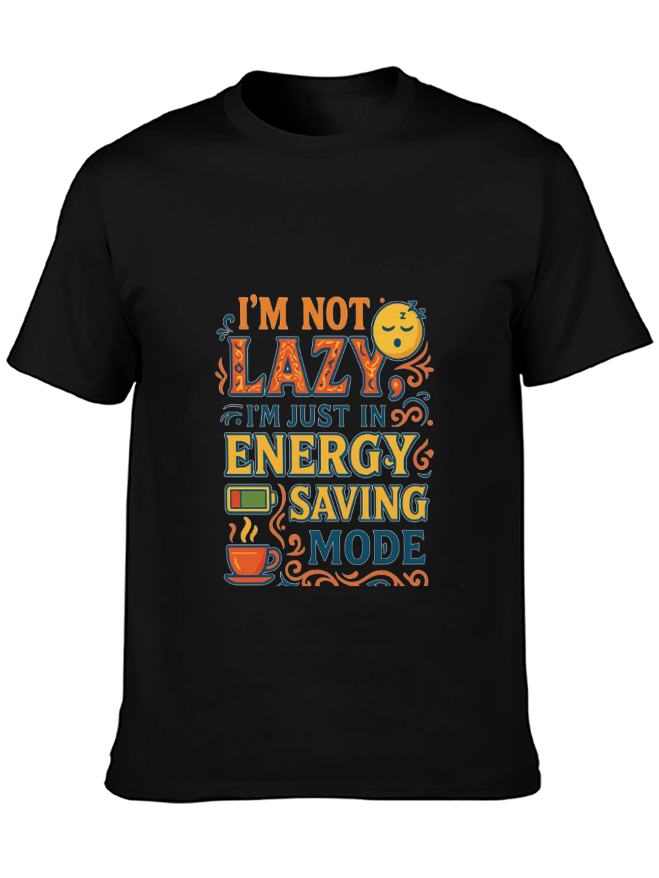 Lazy Energy Saving Mode Graphic Tee