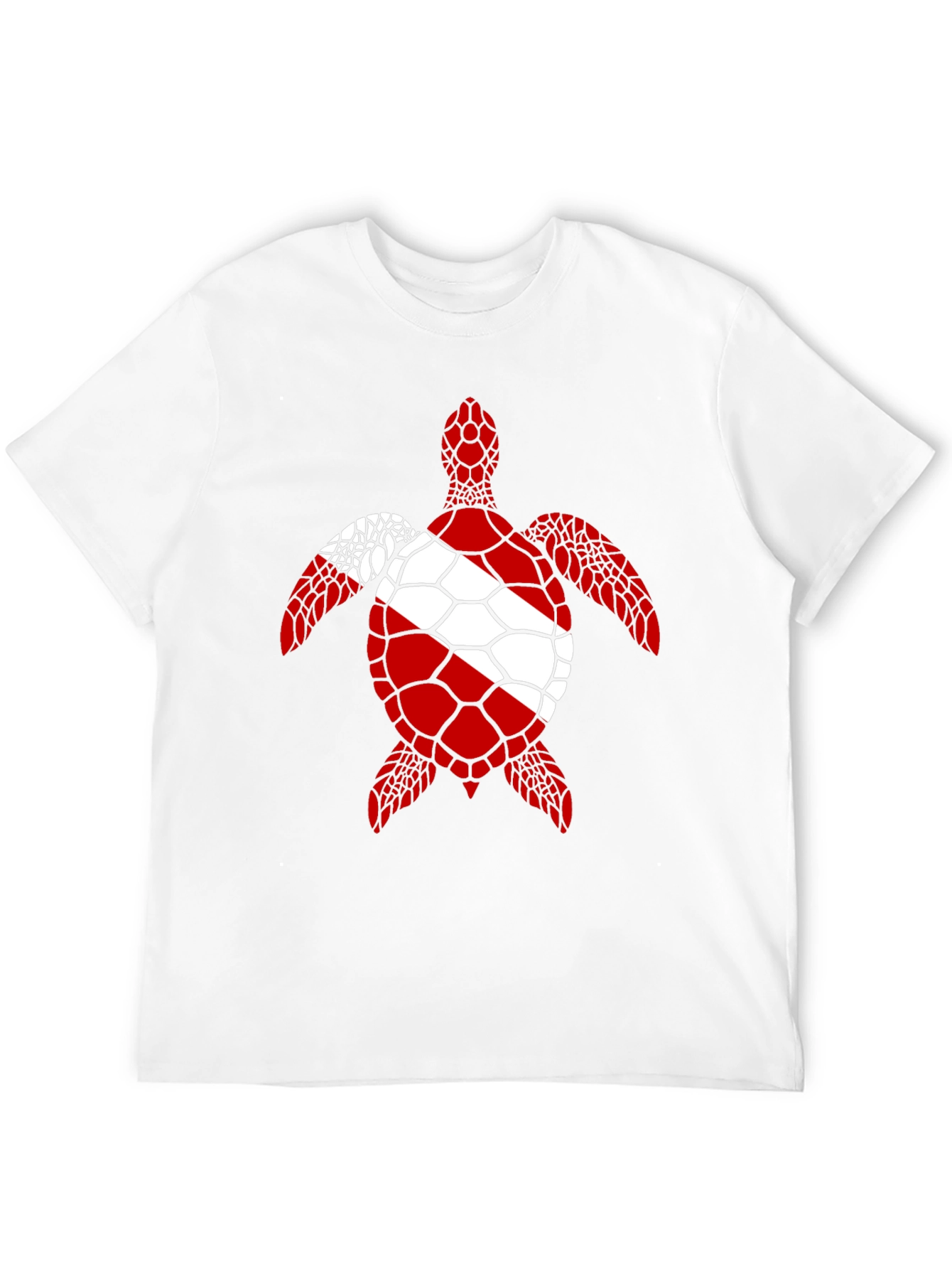 Scuba Diving Flag Turtle T-Shirt