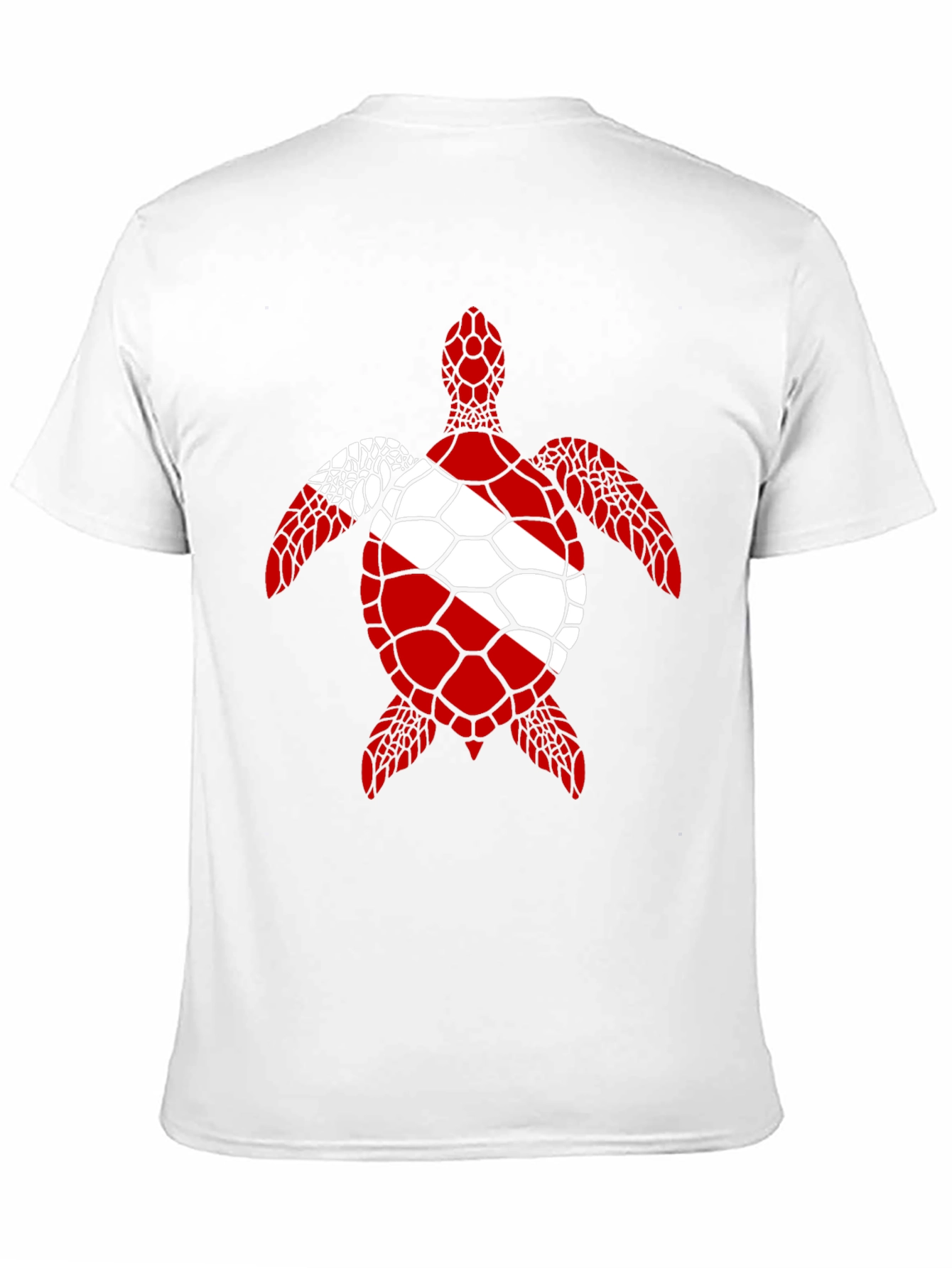 Scuba Diving Flag Turtle T-Shirt