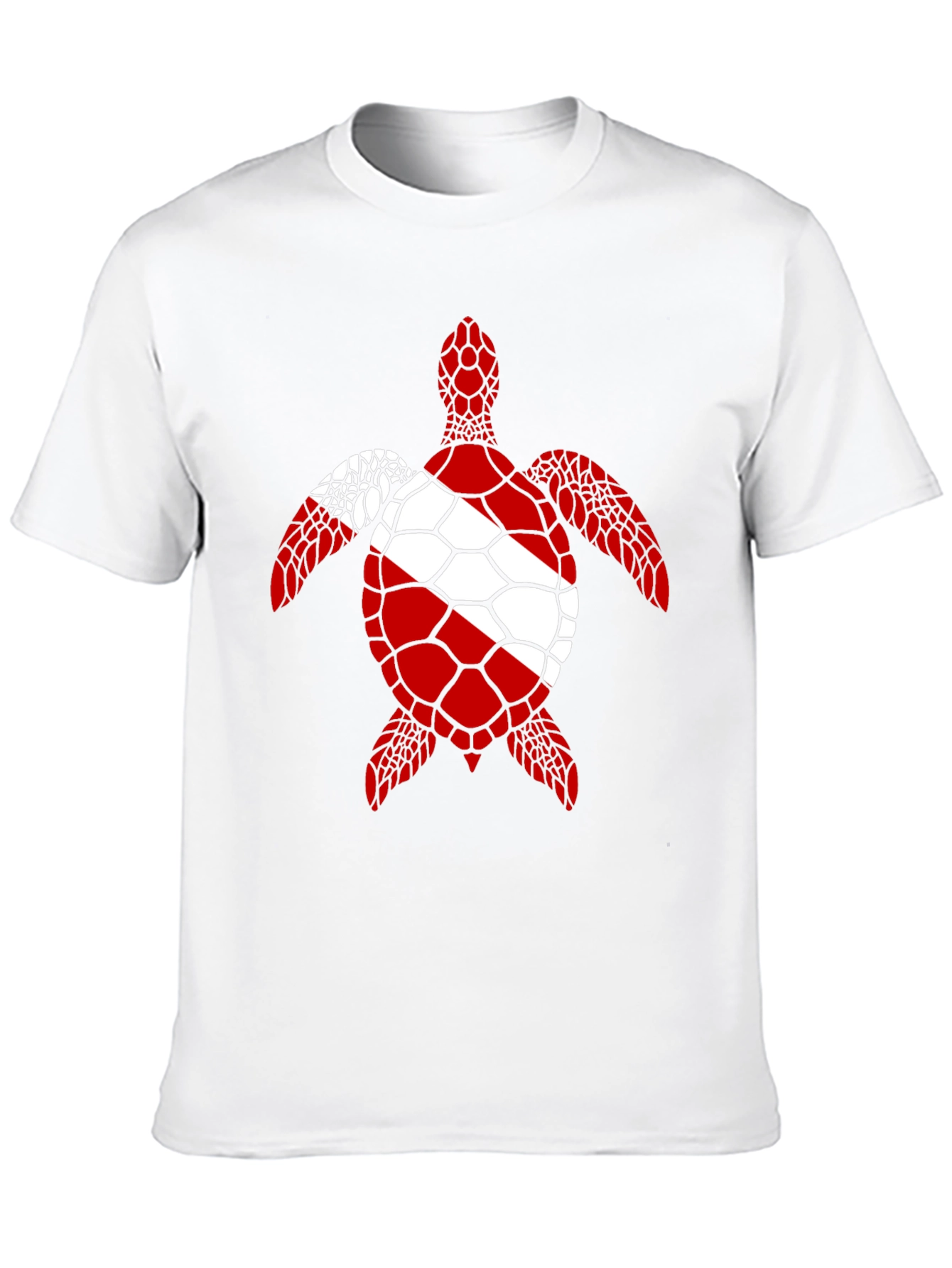 Scuba Diving Flag Turtle T-Shirt