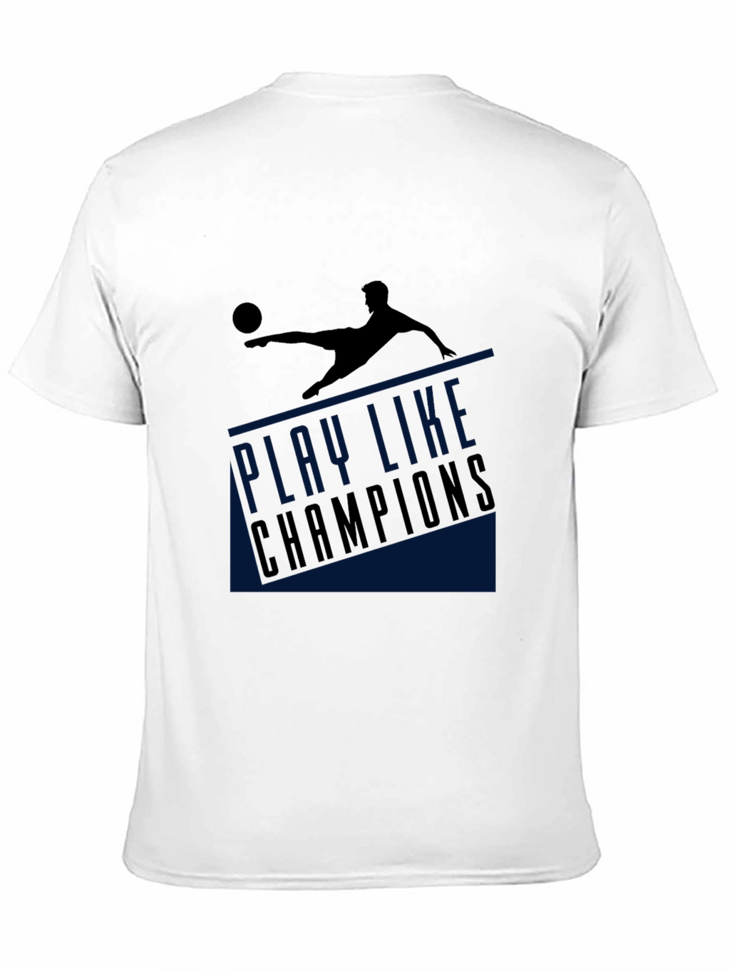 Play Like Champions Black Graphic T-Shirt