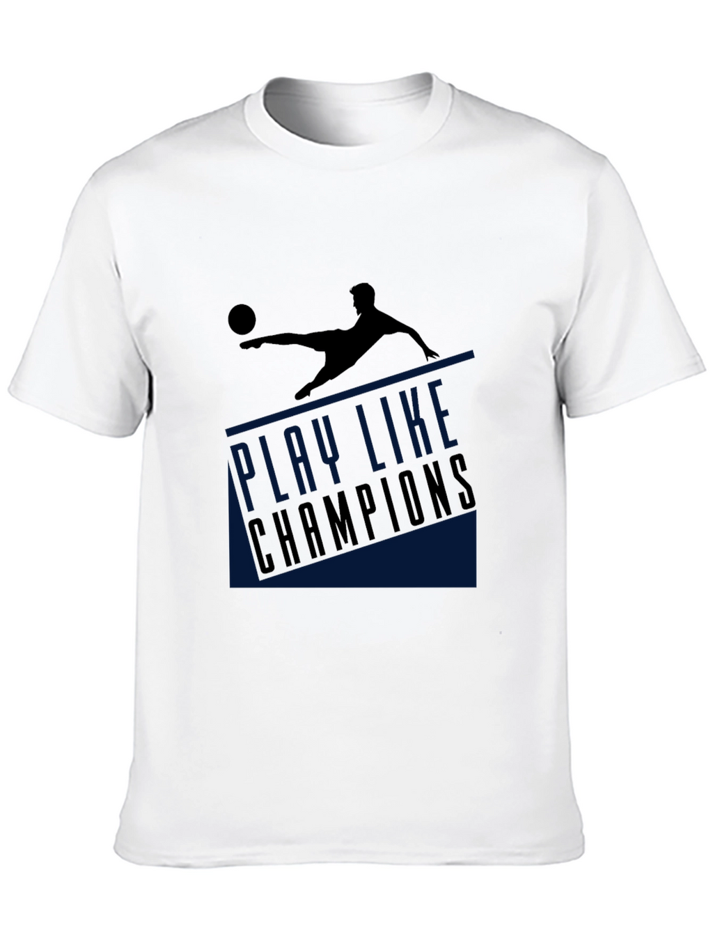 Play Like Champions Black Graphic T-Shirt