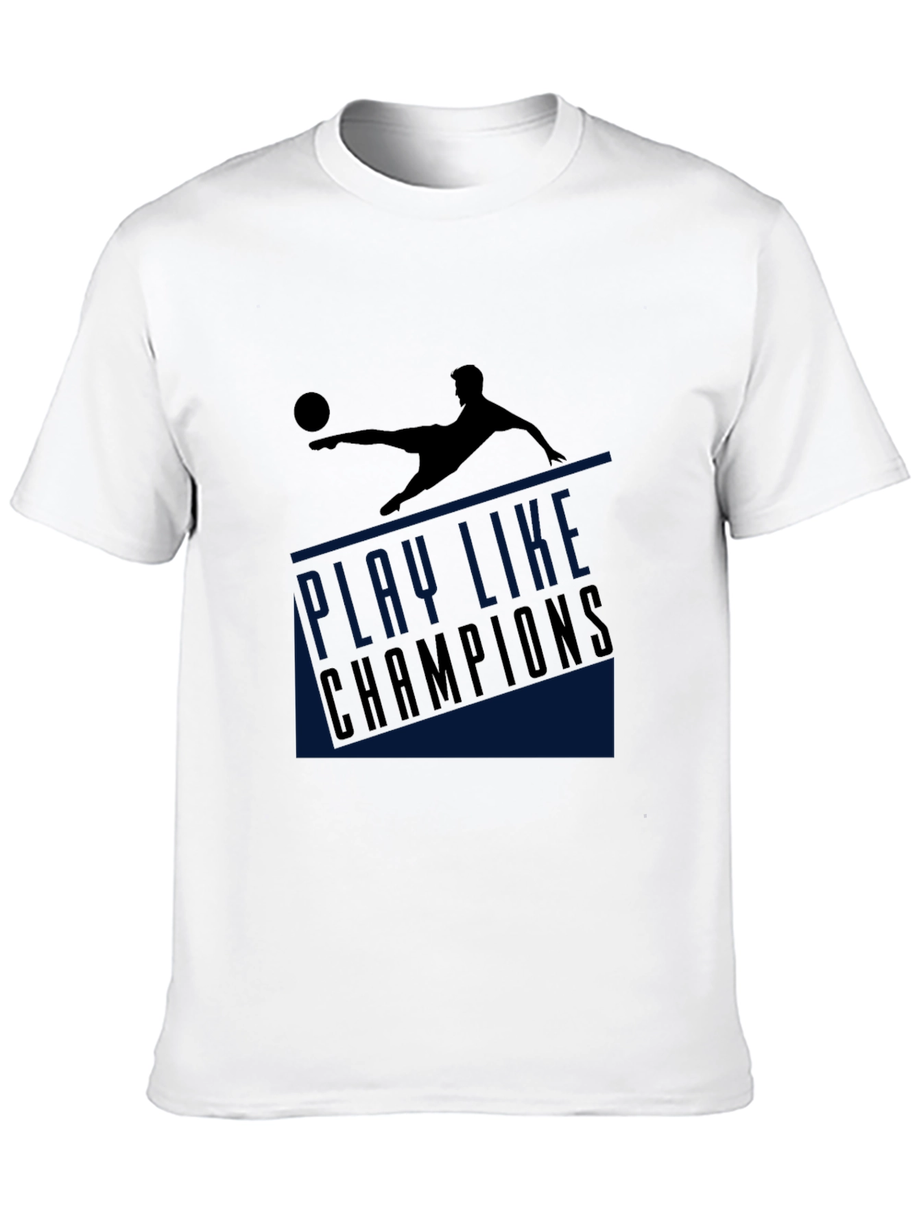 Play Like Champions Black Graphic T-Shirt