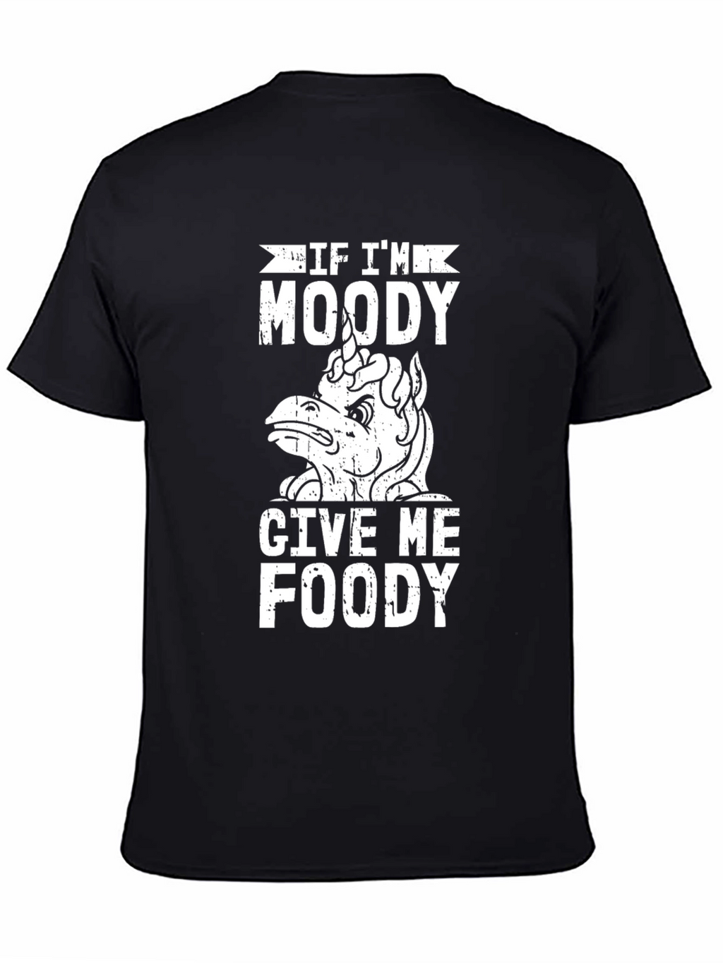 Moody Unicorn Food T-Shirt