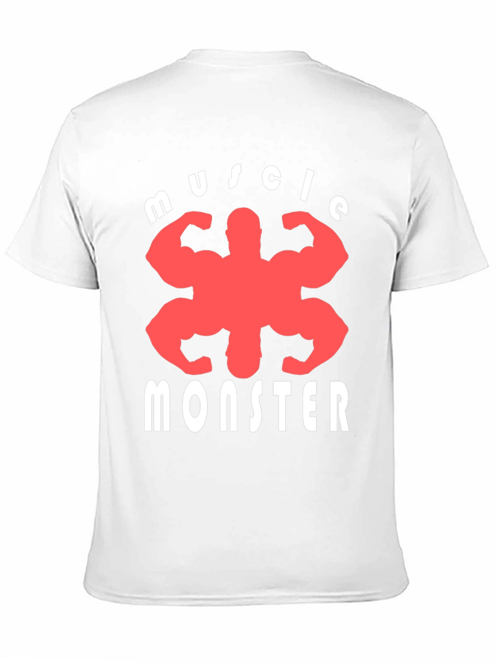 Muscle Monster Graphic Tee - Black Cotton T-Shirt