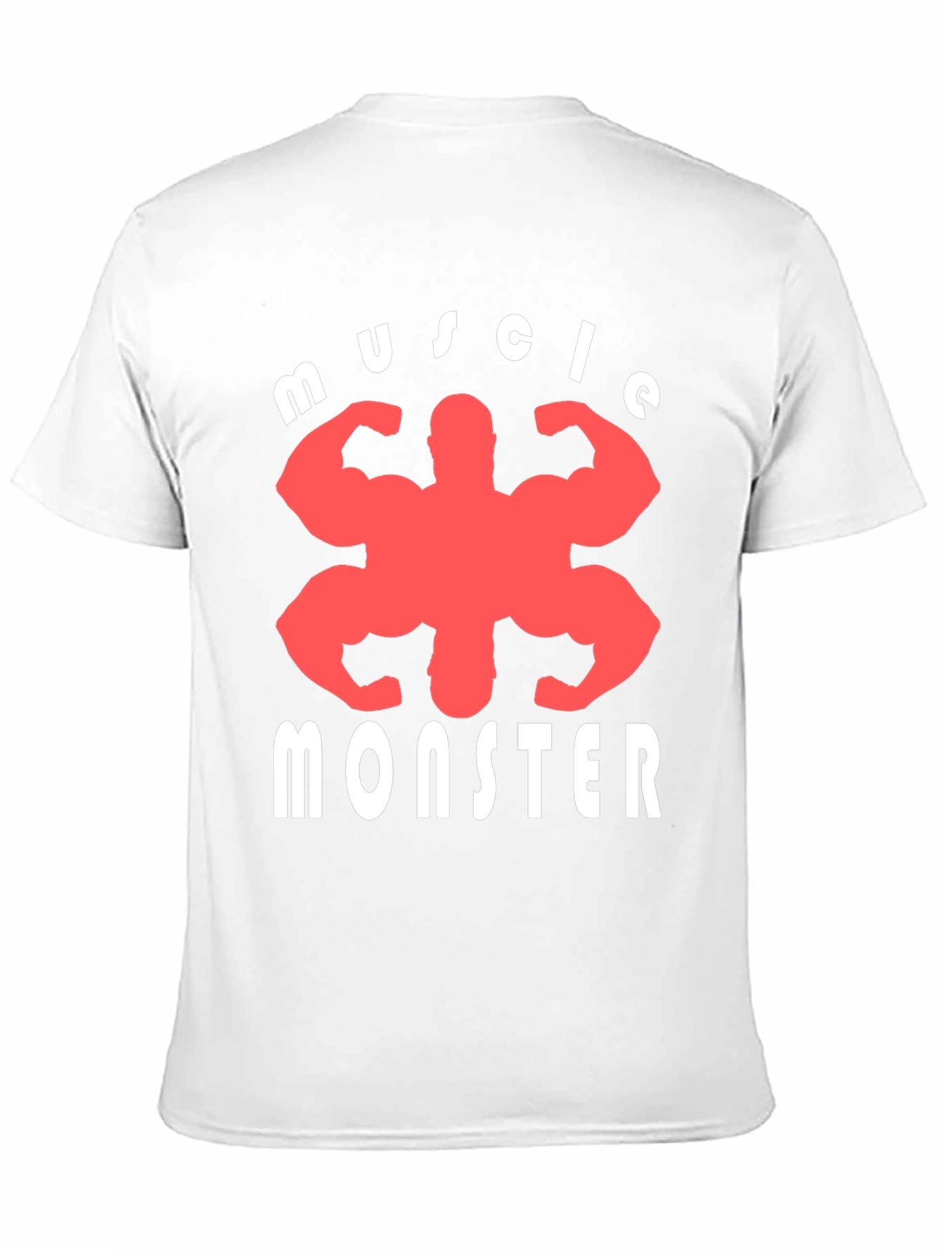 Muscle Monster Graphic Tee - Black Cotton T-Shirt