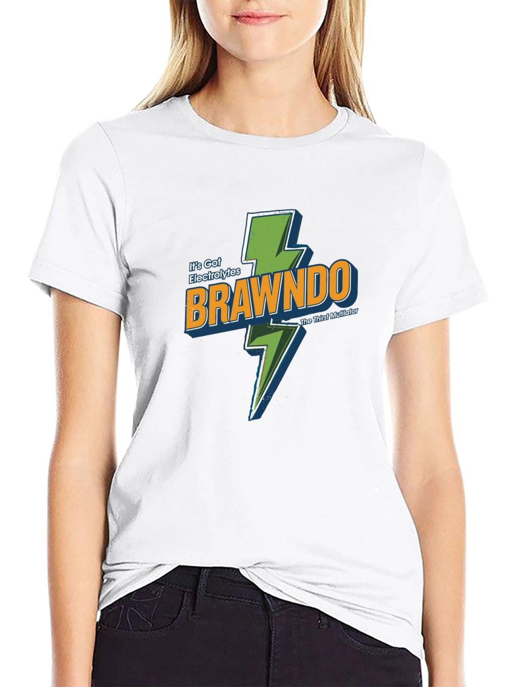 Brawndo Its Got Electrolytes Black T-Shirt