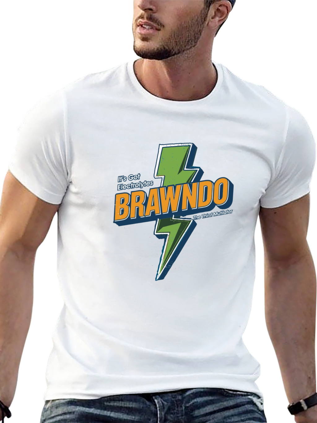Brawndo Its Got Electrolytes Black T-Shirt