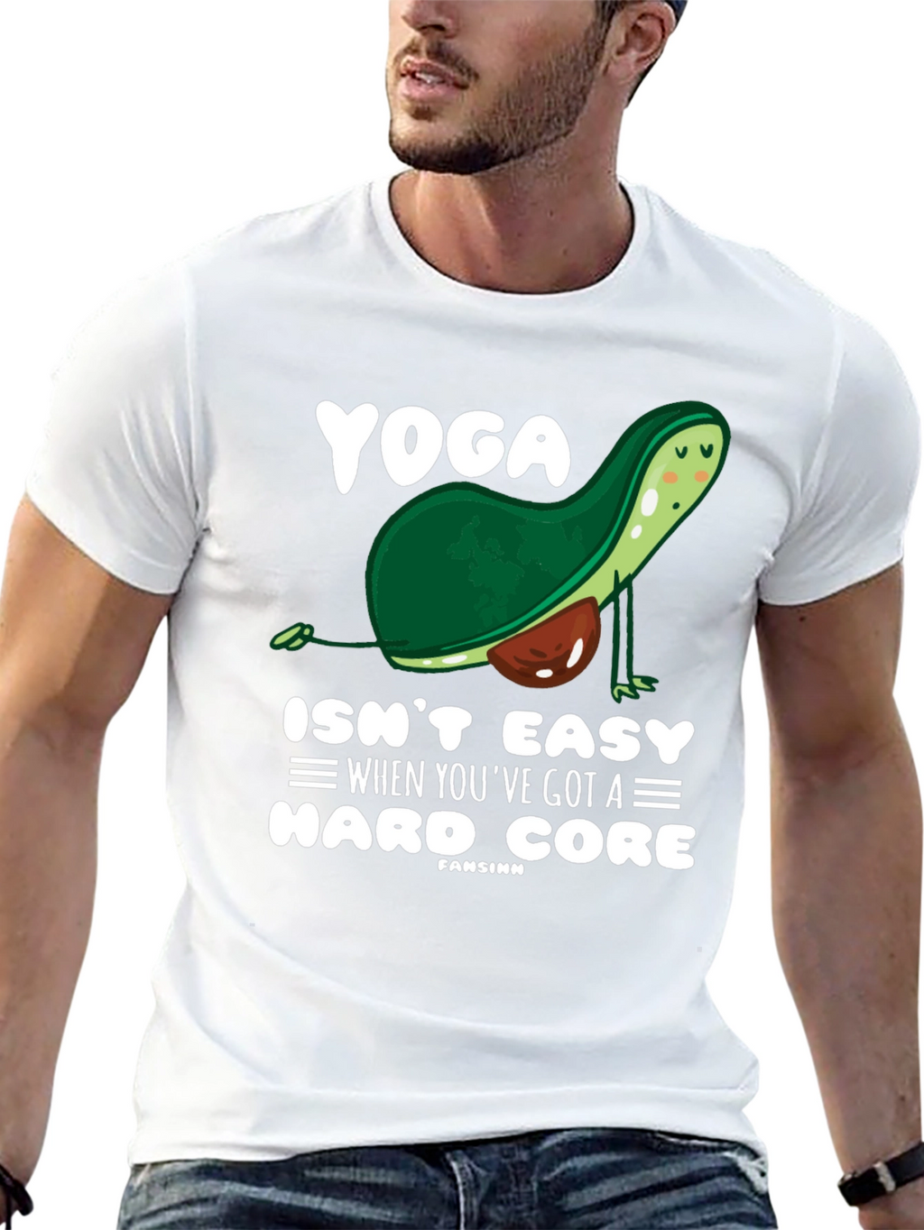 Yoga Avocado Hard Core T-Shirt
