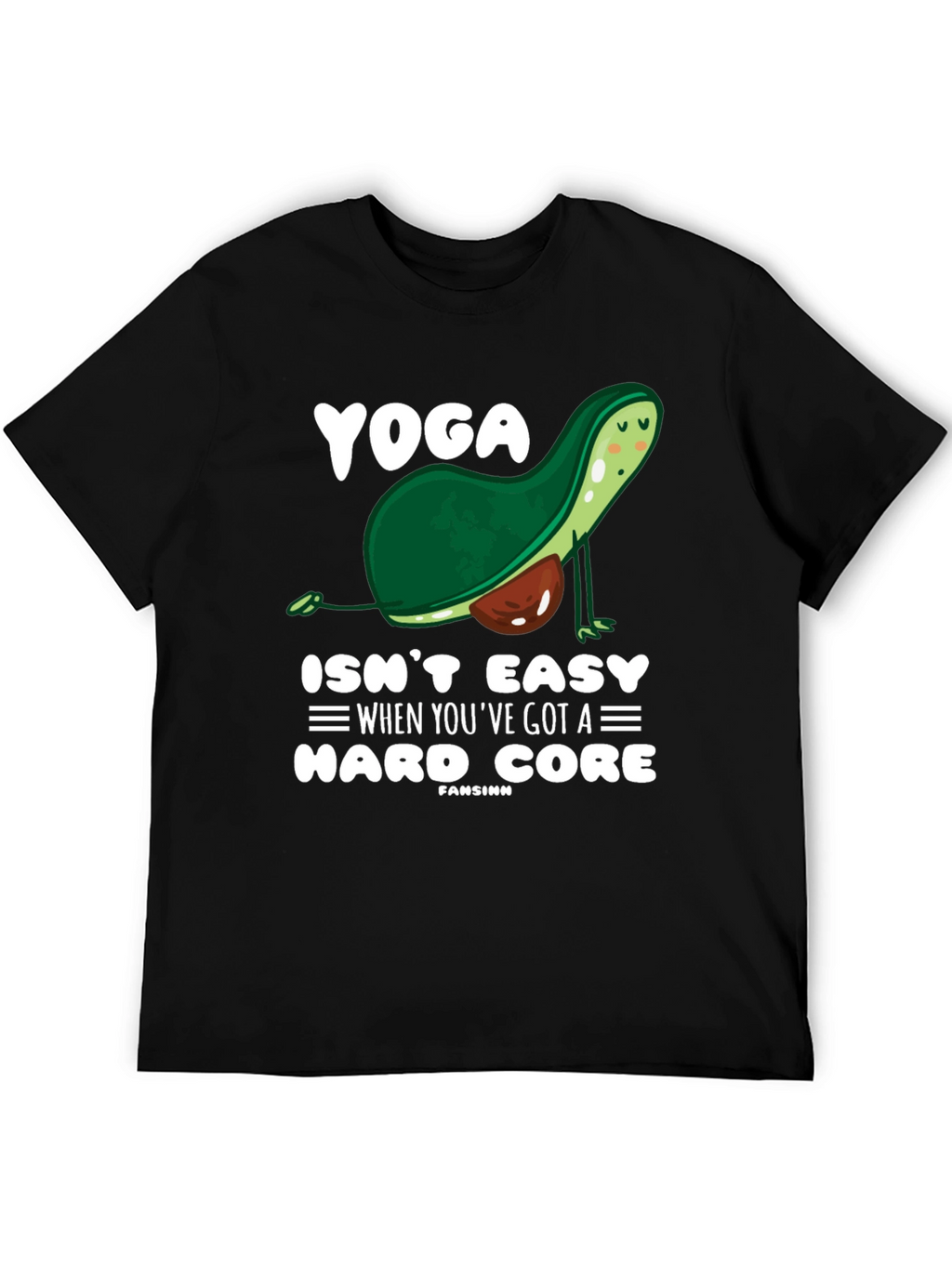Yoga Avocado Hard Core T-Shirt