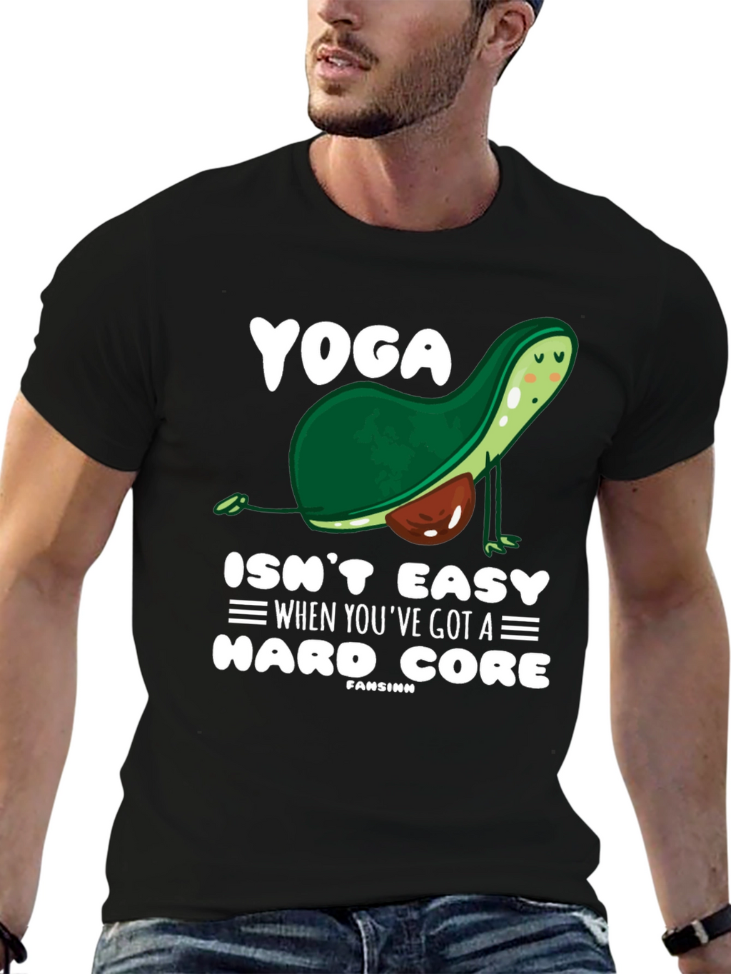 Yoga Avocado Hard Core T-Shirt
