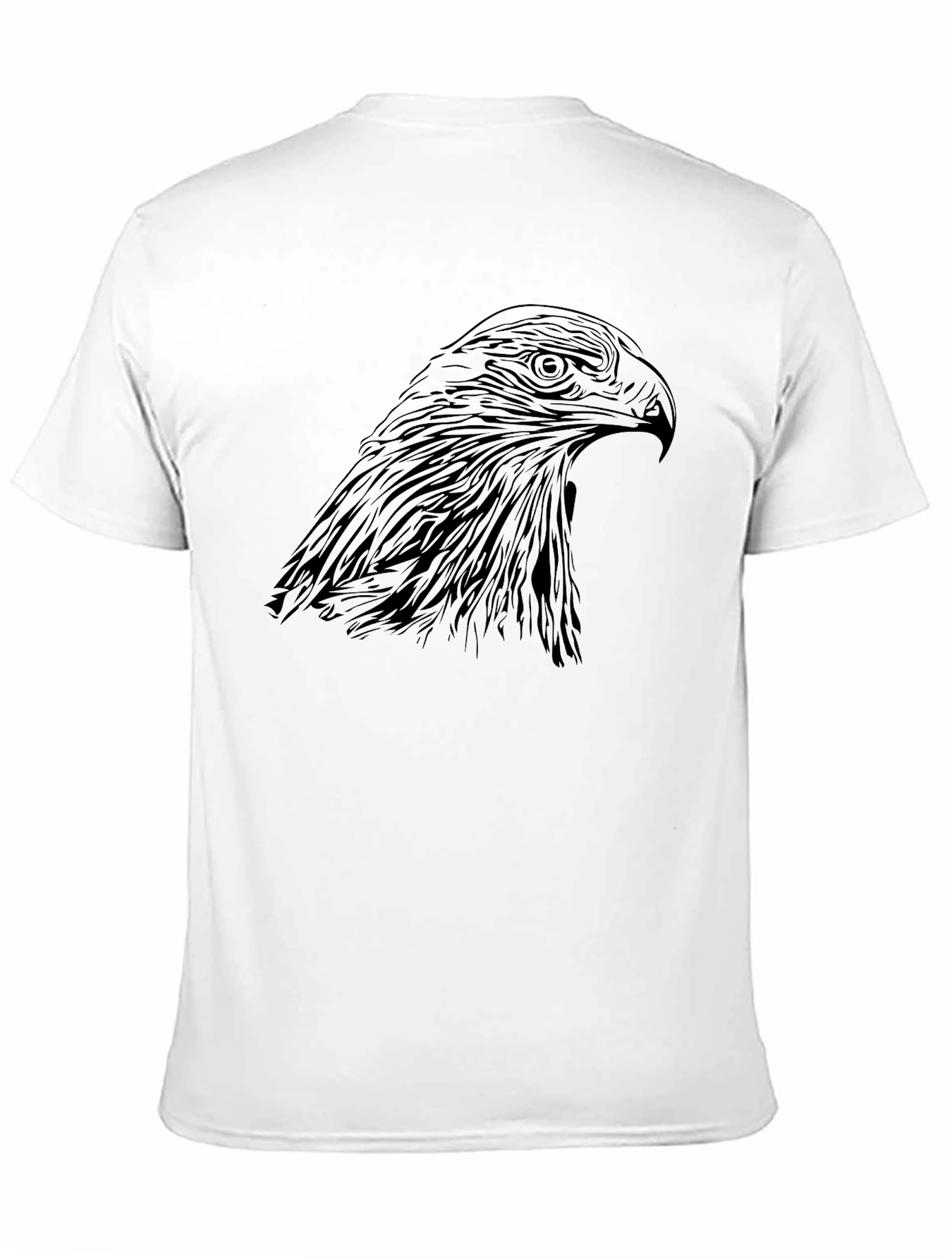 Black Eagle Graphic Tee | Stylish Bird Design