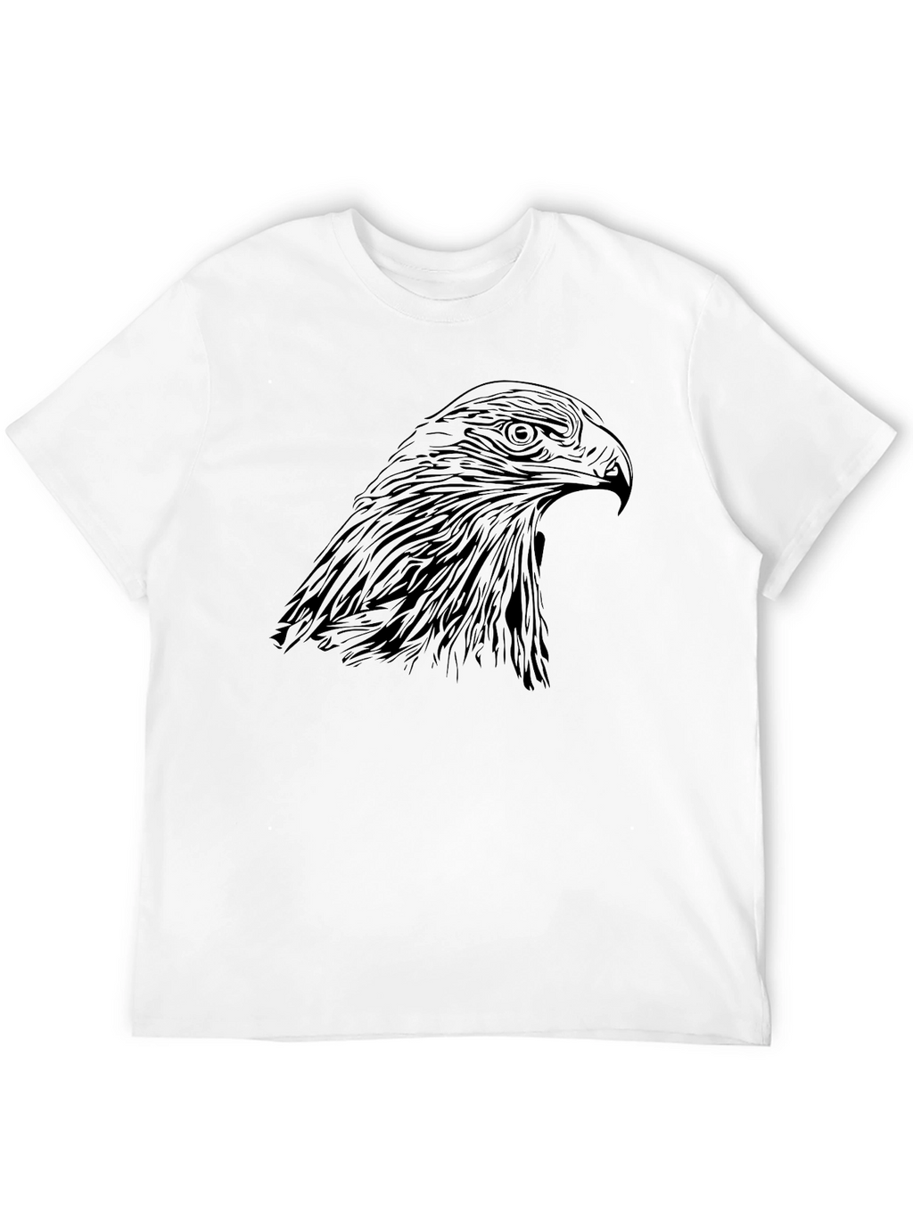 Black Eagle Graphic Tee | Stylish Bird Design