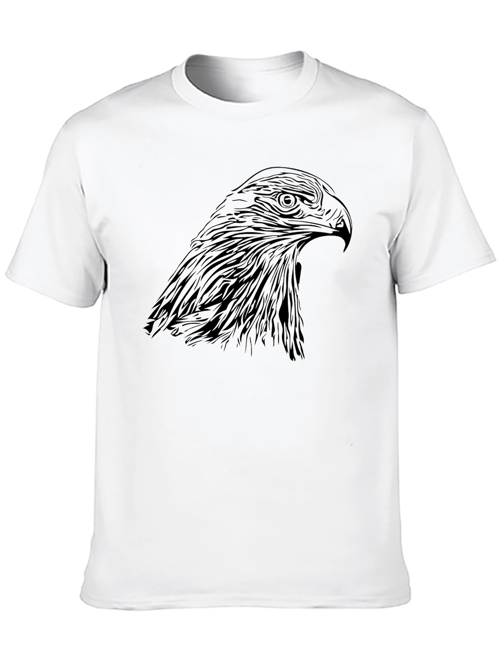 Black Eagle Graphic Tee | Stylish Bird Design