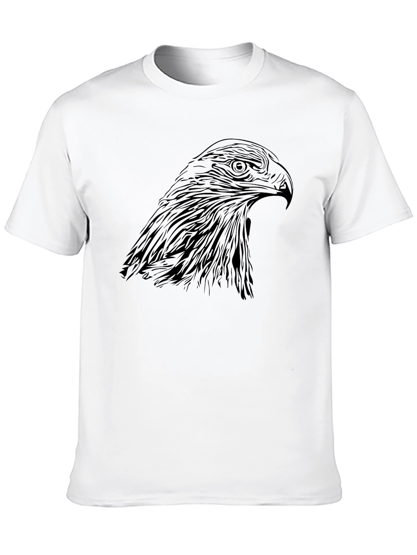 Black Eagle Graphic Tee | Stylish Bird Design