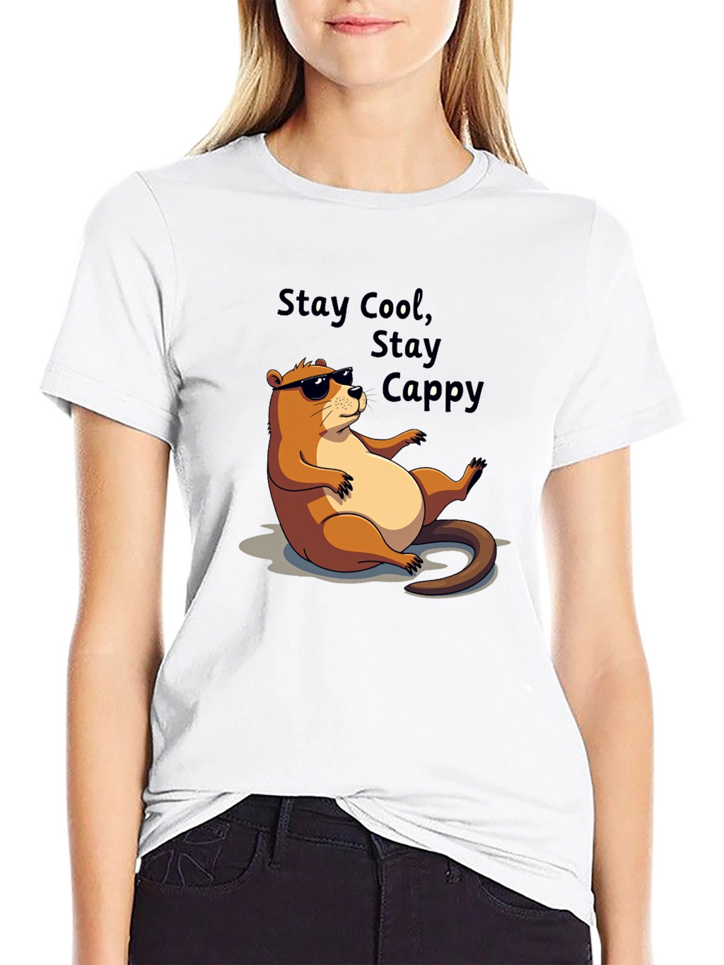 Stay Cool Stay Capybara T-Shirt