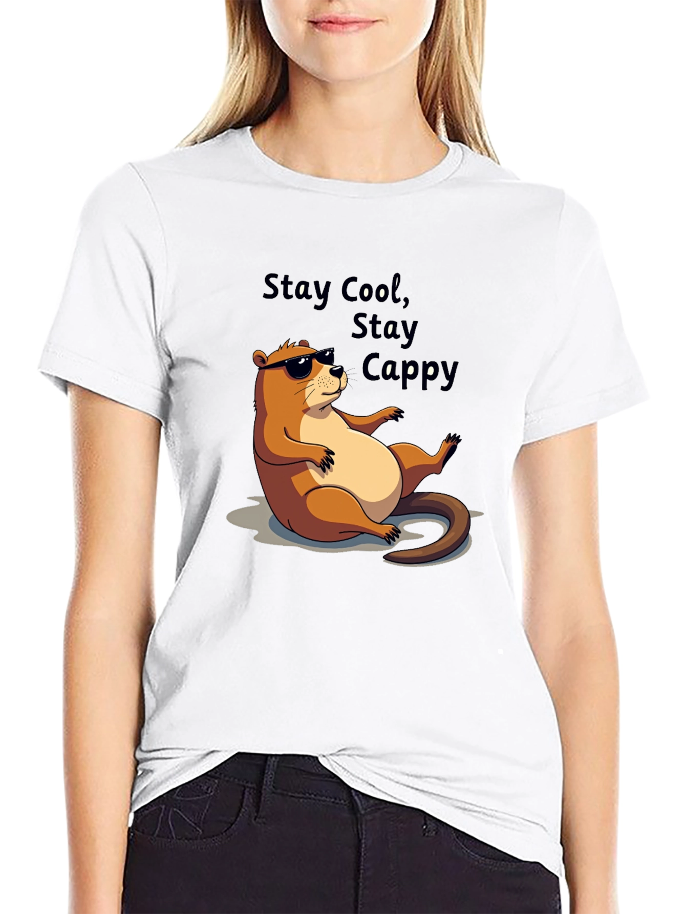 Stay Cool Stay Capybara T-Shirt