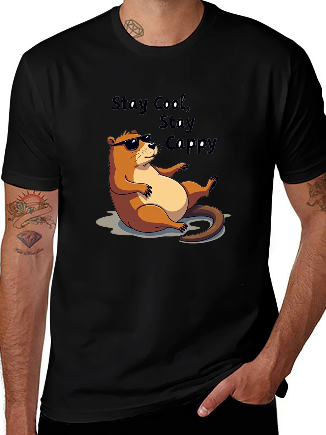 Stay Cool Stay Capybara T-Shirt