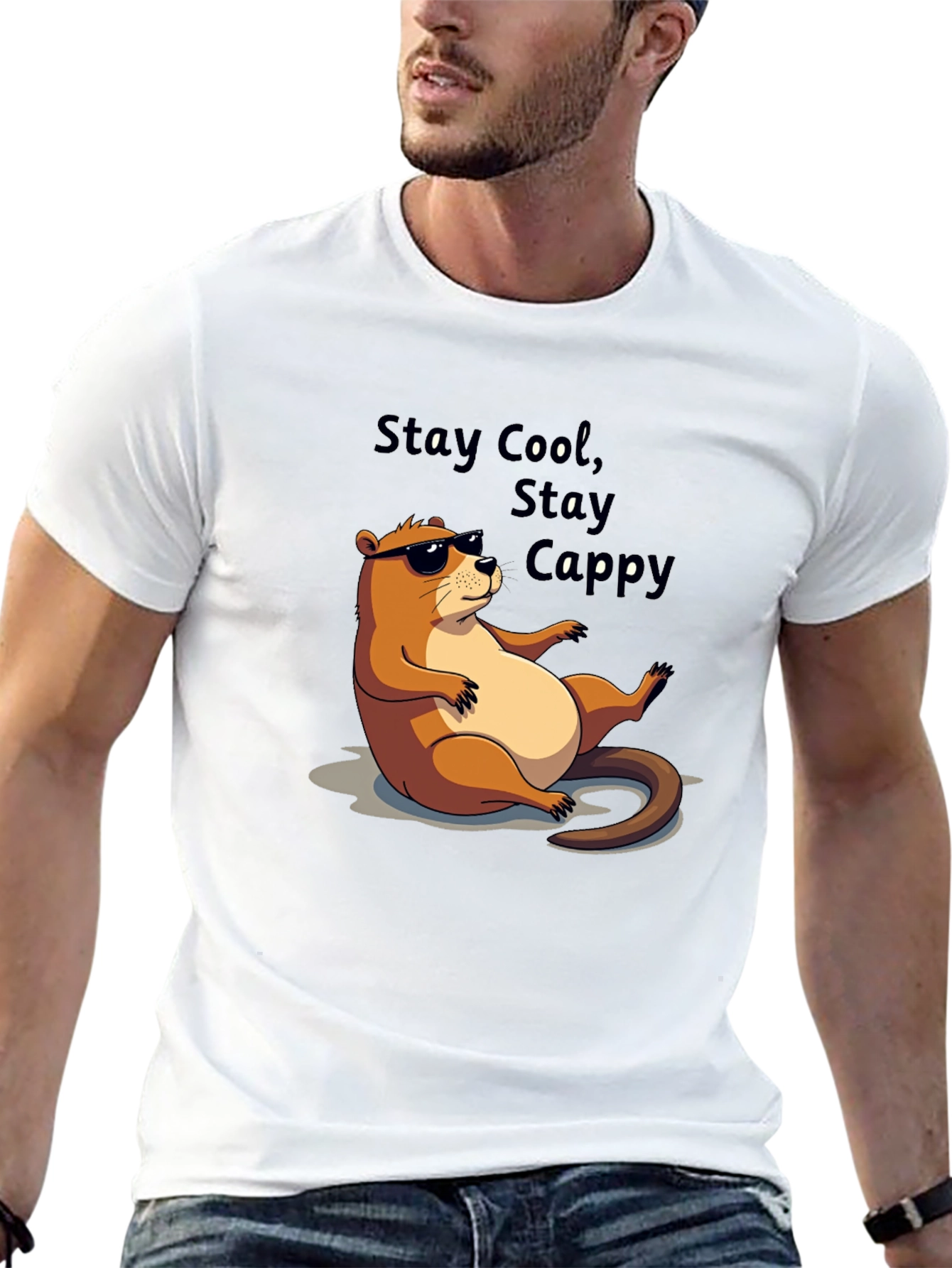 Stay Cool Stay Capybara T-Shirt