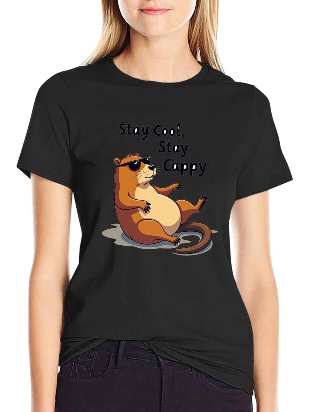 Stay Cool Stay Capybara T-Shirt