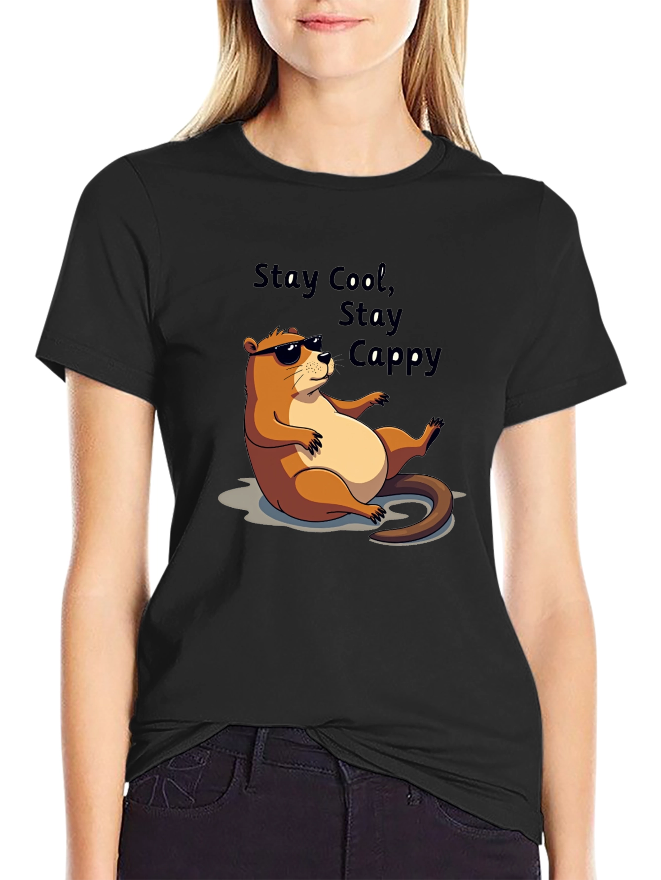 Stay Cool Stay Capybara T-Shirt
