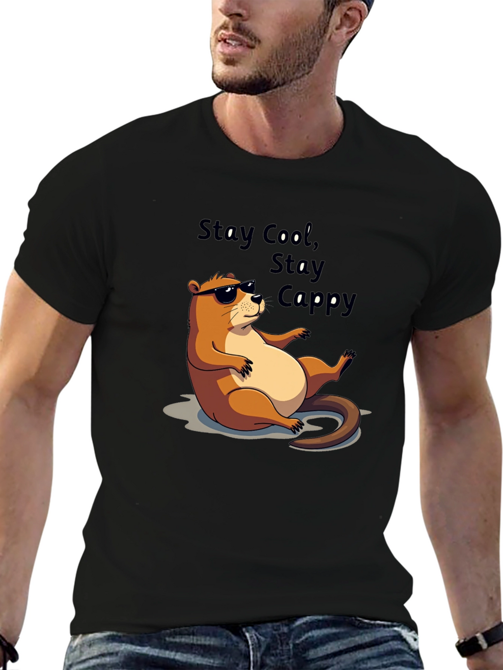 Stay Cool Stay Capybara T-Shirt