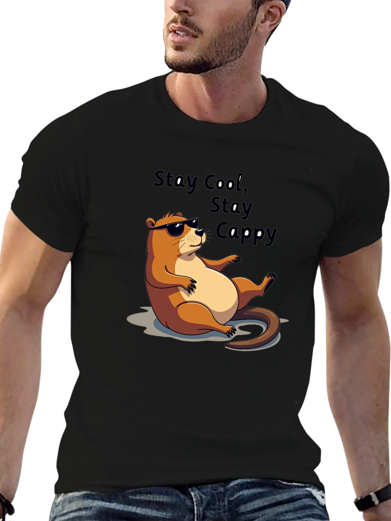 Stay Cool Stay Capybara T-Shirt