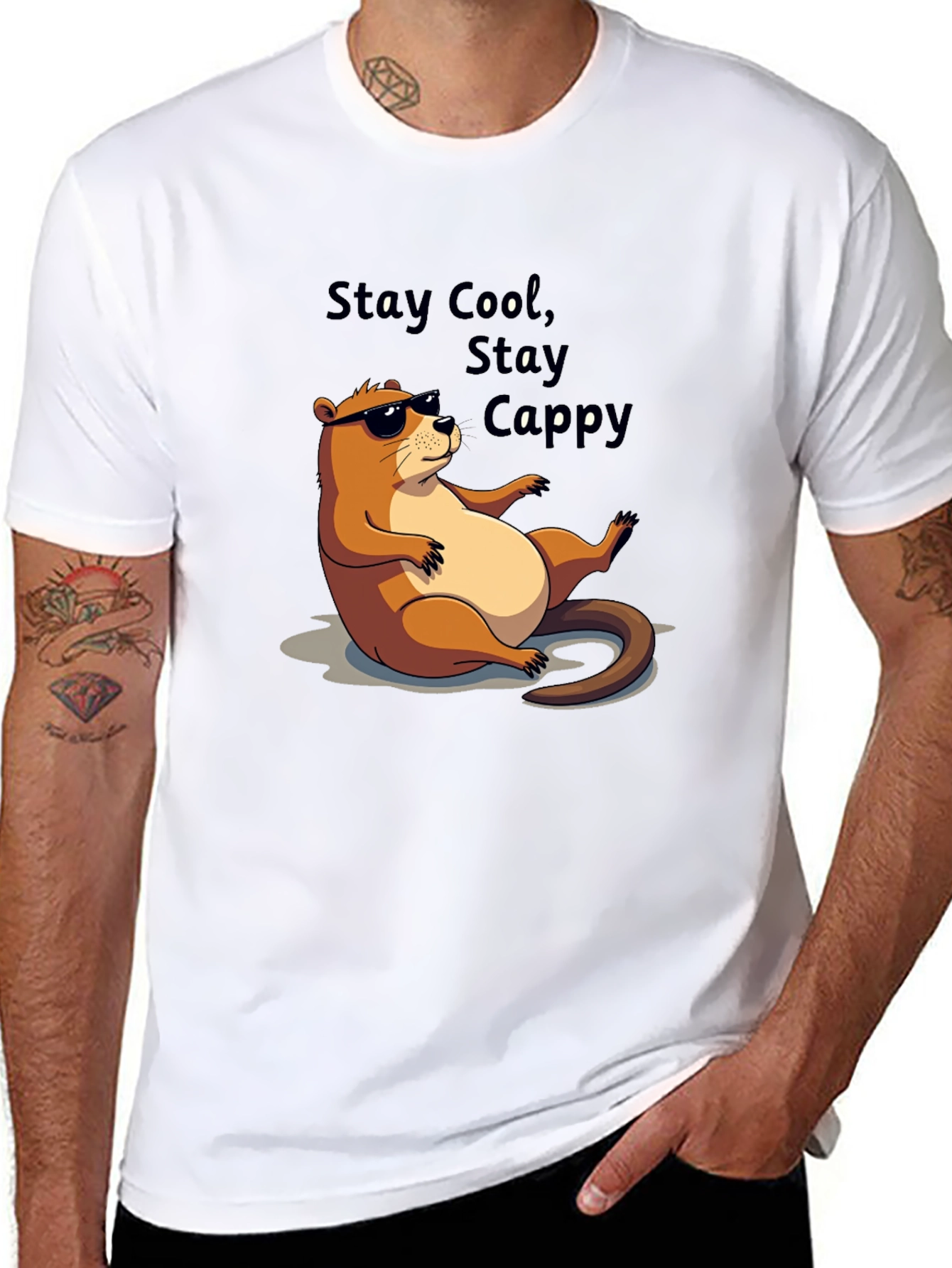 Stay Cool Stay Capybara T-Shirt