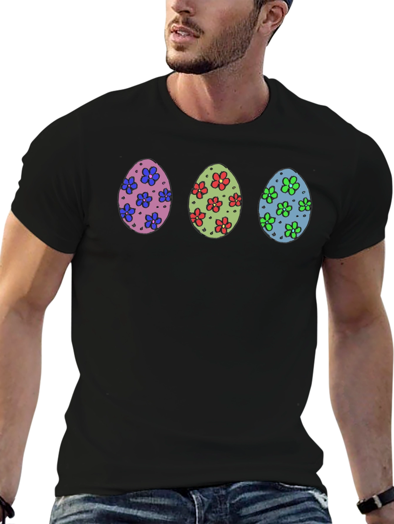 Easter Egg Flower T-Shirt - Fun Spring Apparel