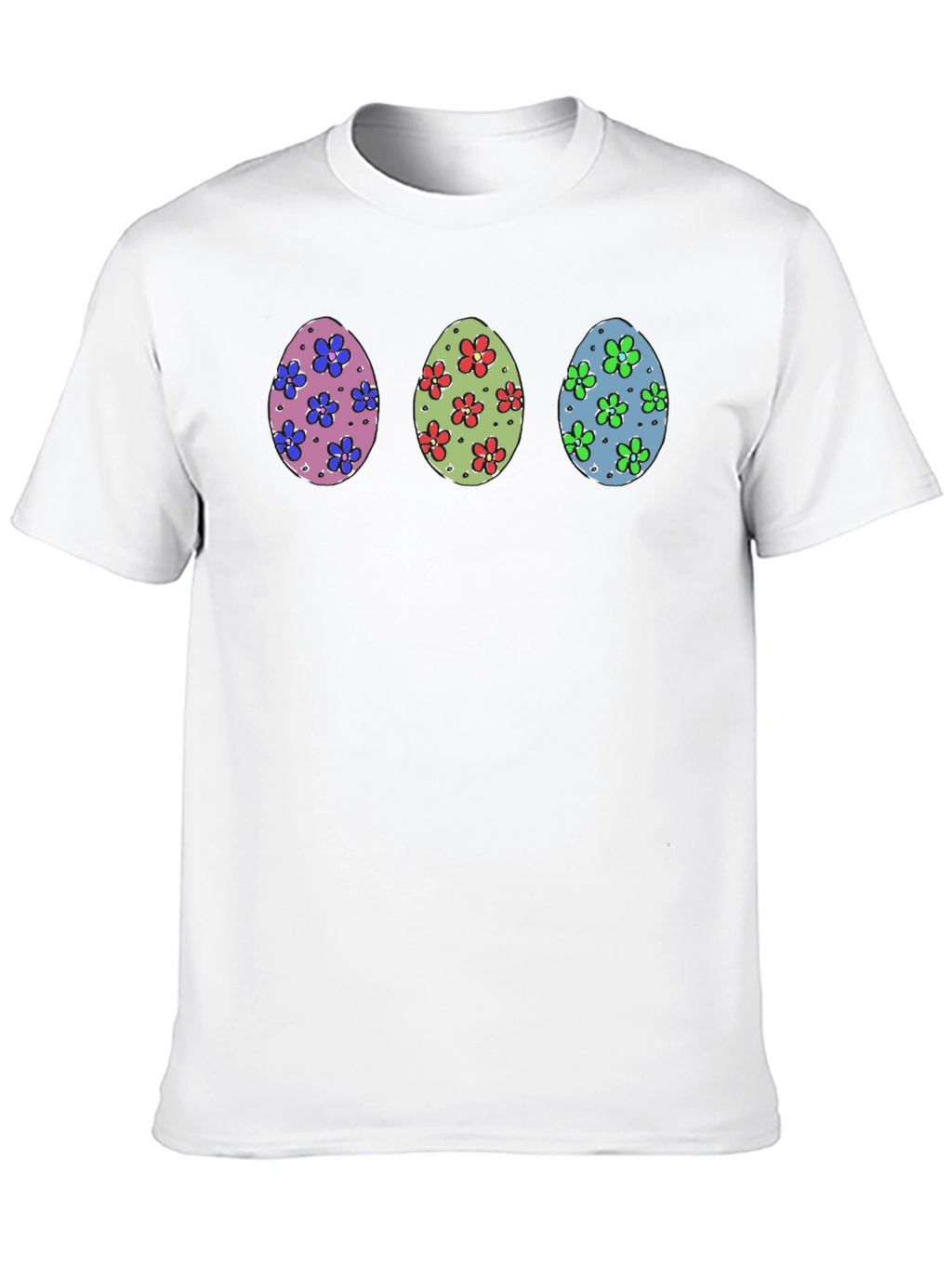 Easter Egg Flower T-Shirt - Fun Spring Apparel