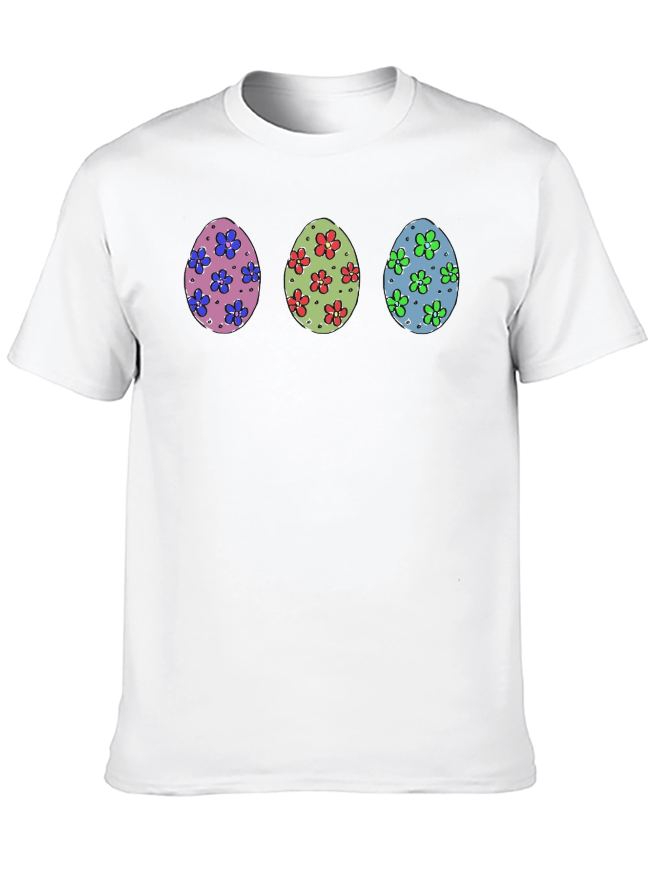 Easter Egg Flower T-Shirt - Fun Spring Apparel