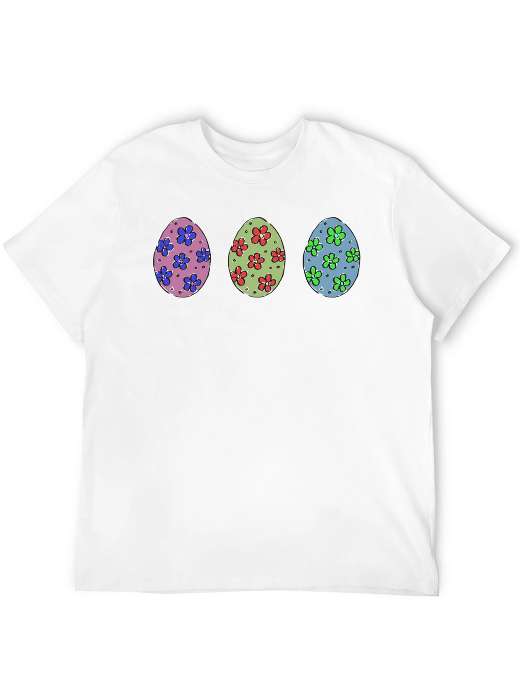 Easter Egg Flower T-Shirt - Fun Spring Apparel