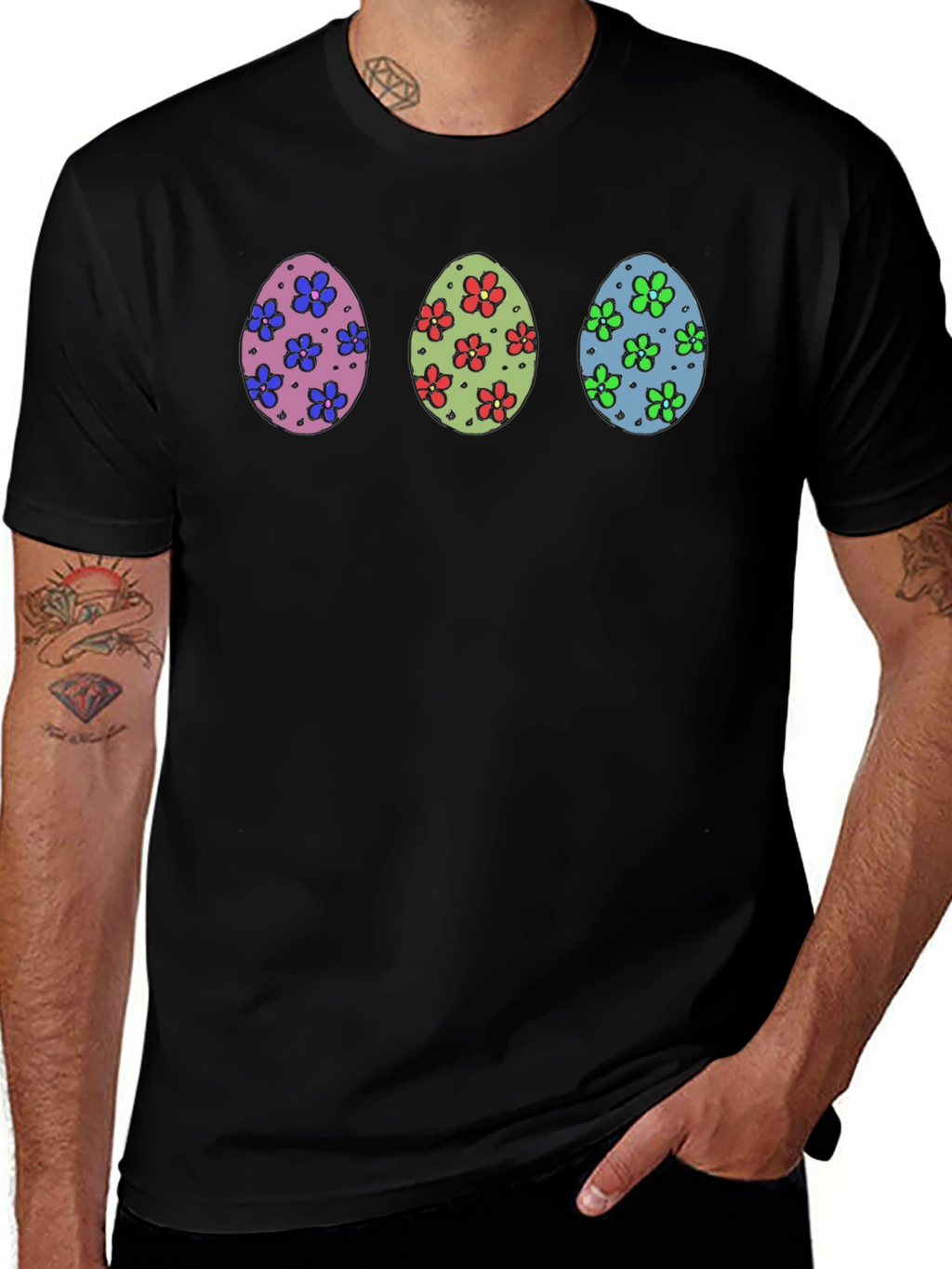 Easter Egg Flower T-Shirt - Fun Spring Apparel