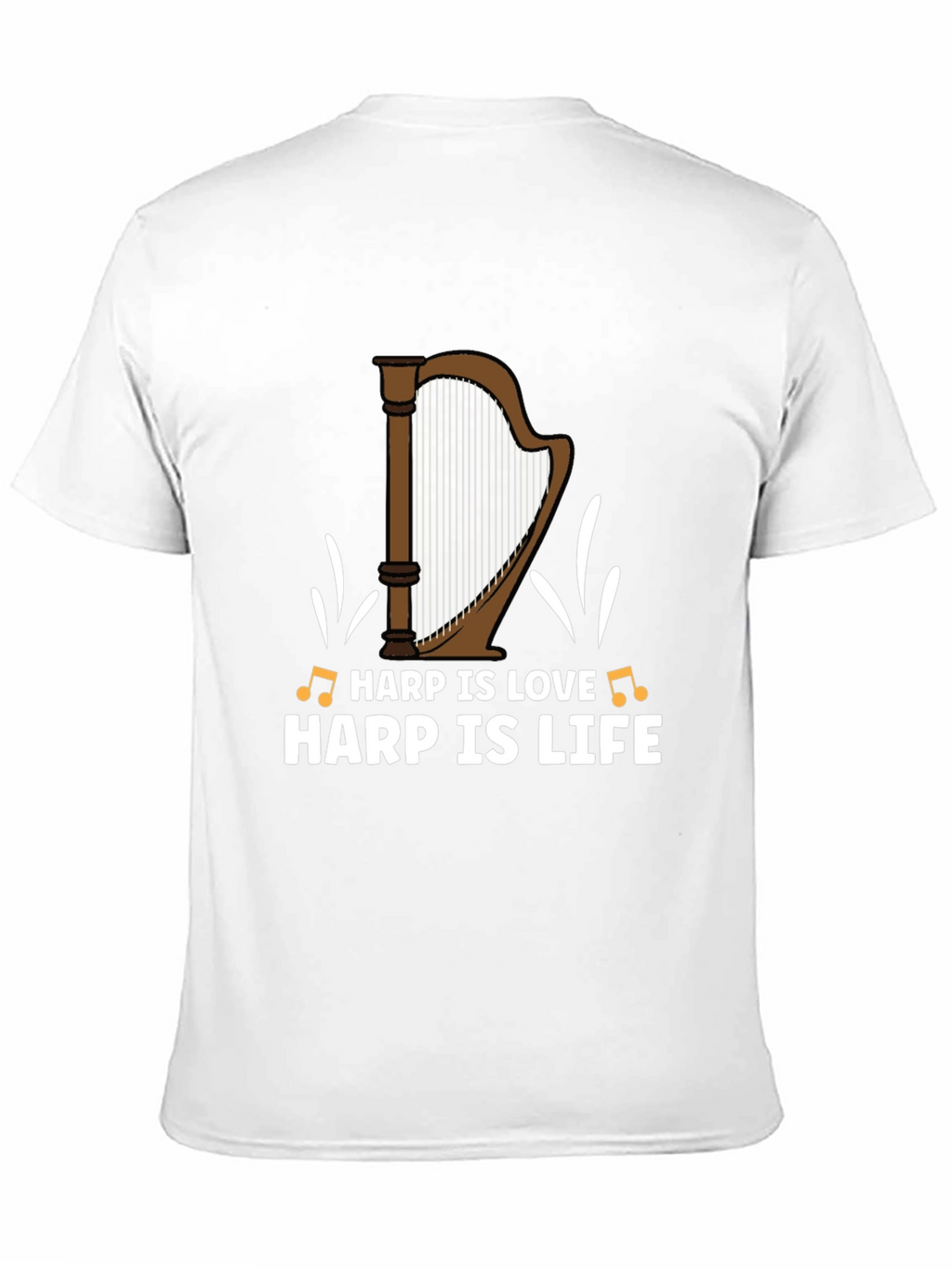 Harp Is Love Harp Is Life Graphic T-Shirt